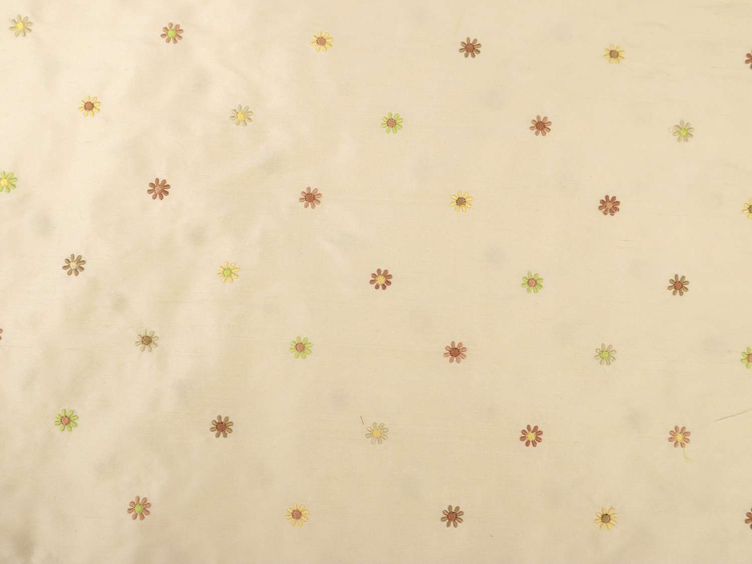 Embroidered Silk Shantung
