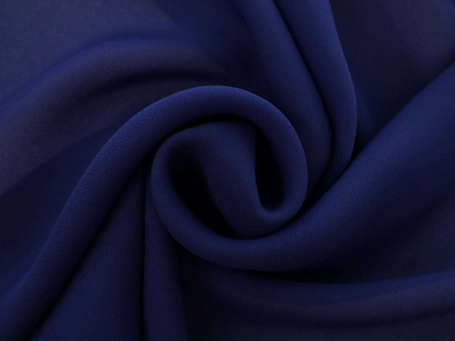 Polyester Double Georgette in Blueberry