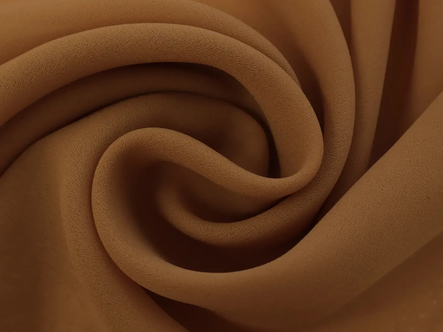 Polyester Double Georgette in Gold