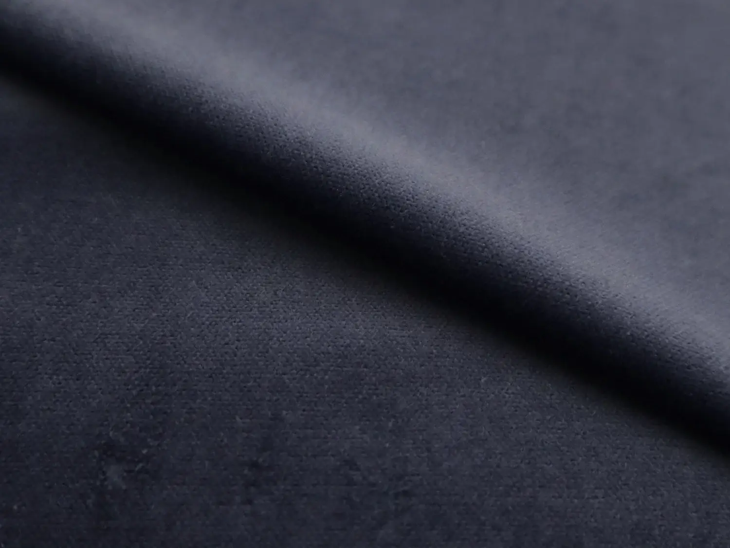 Pure Cotton Velvet in Ocean