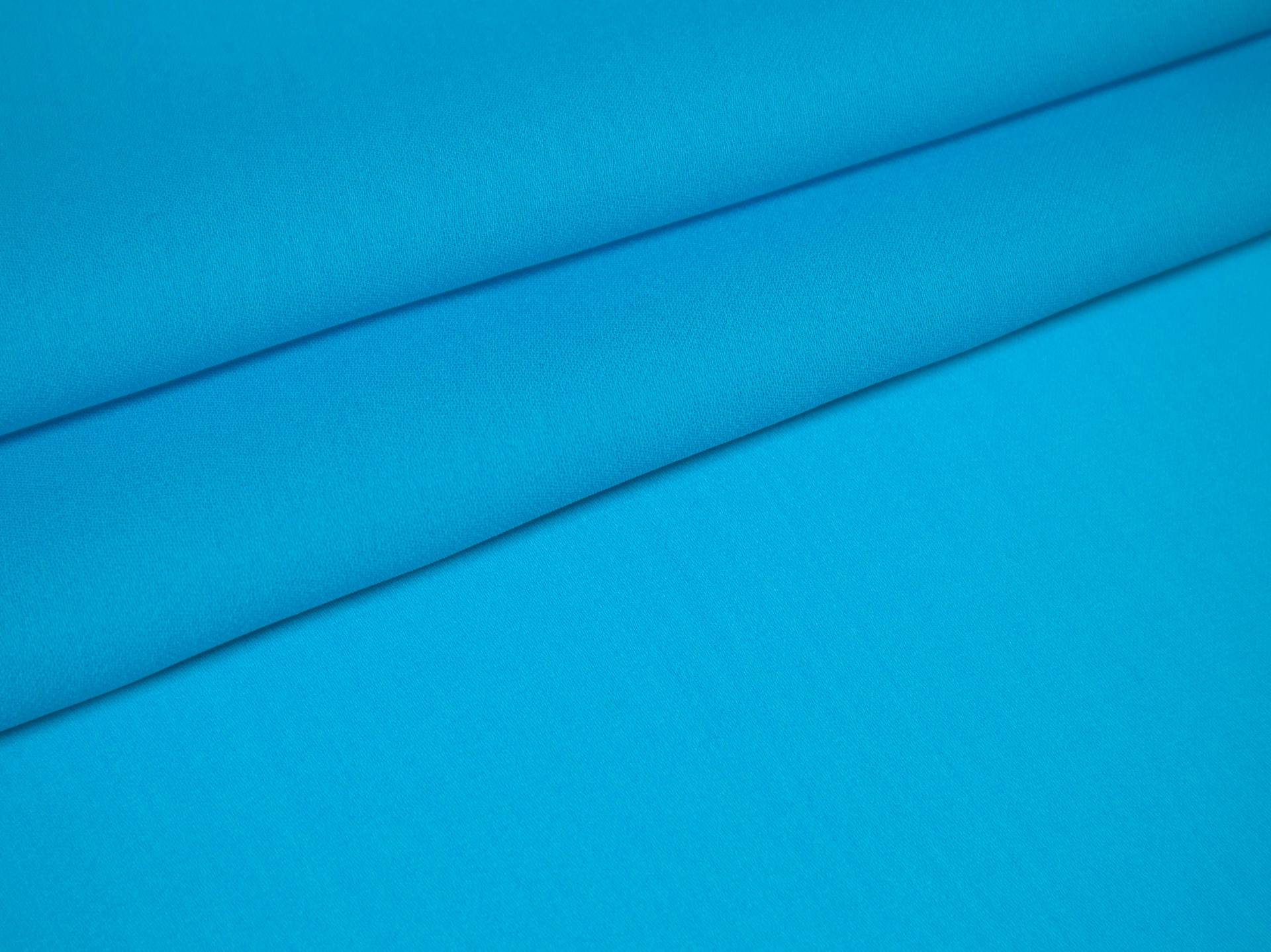 Silk Georgette in Peacock folded