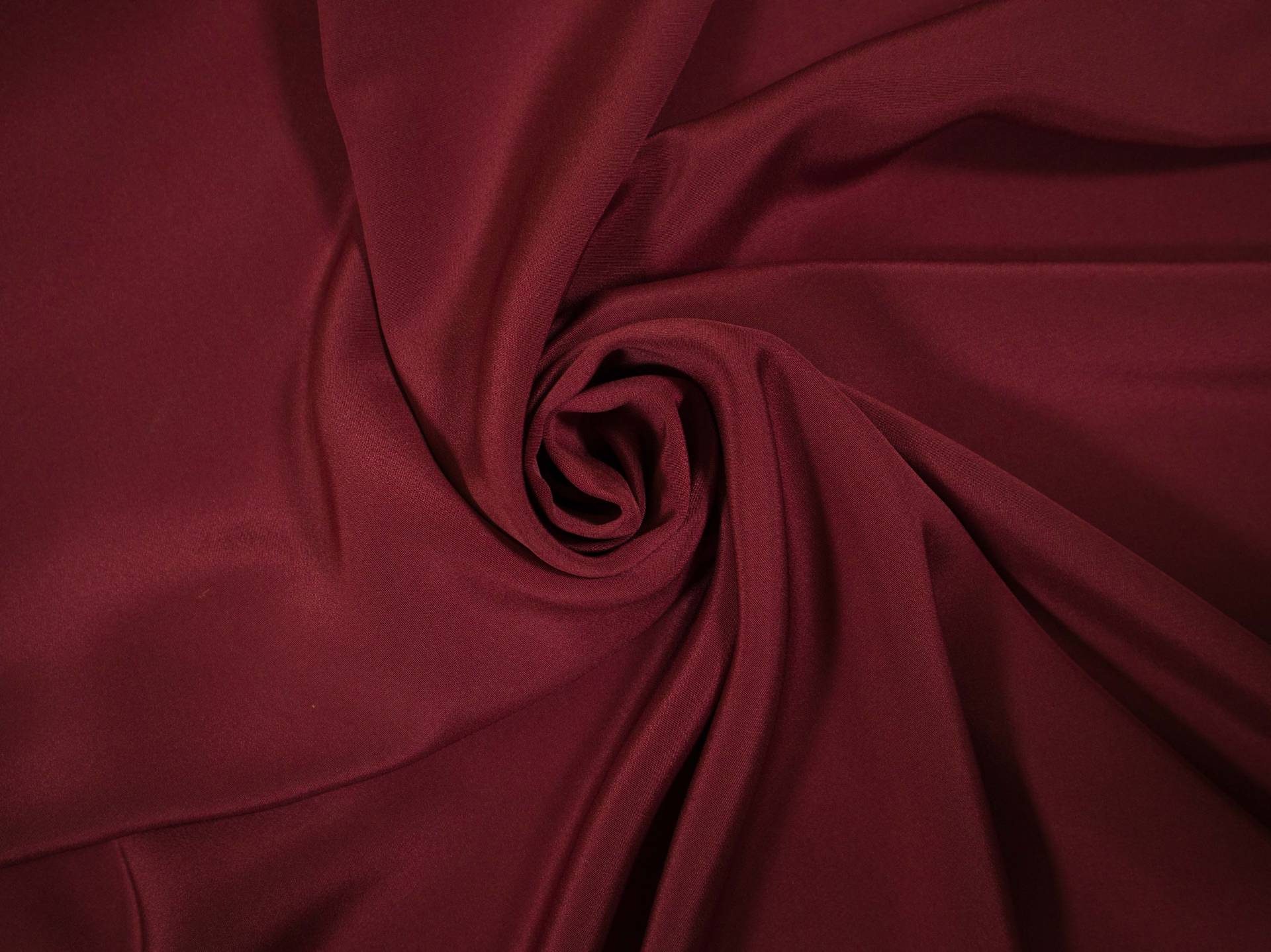 silk 4 ply crepe in burgundy- flat