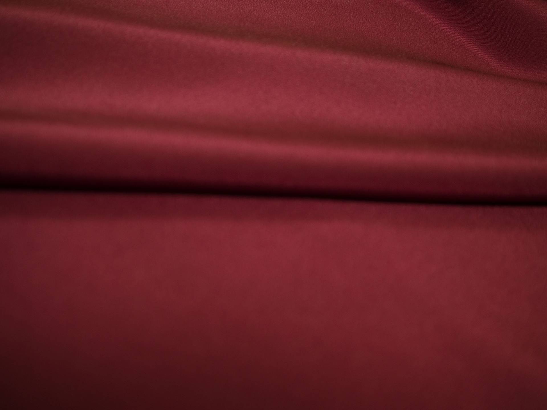 silk 4 ply crepe in burgundy- draped