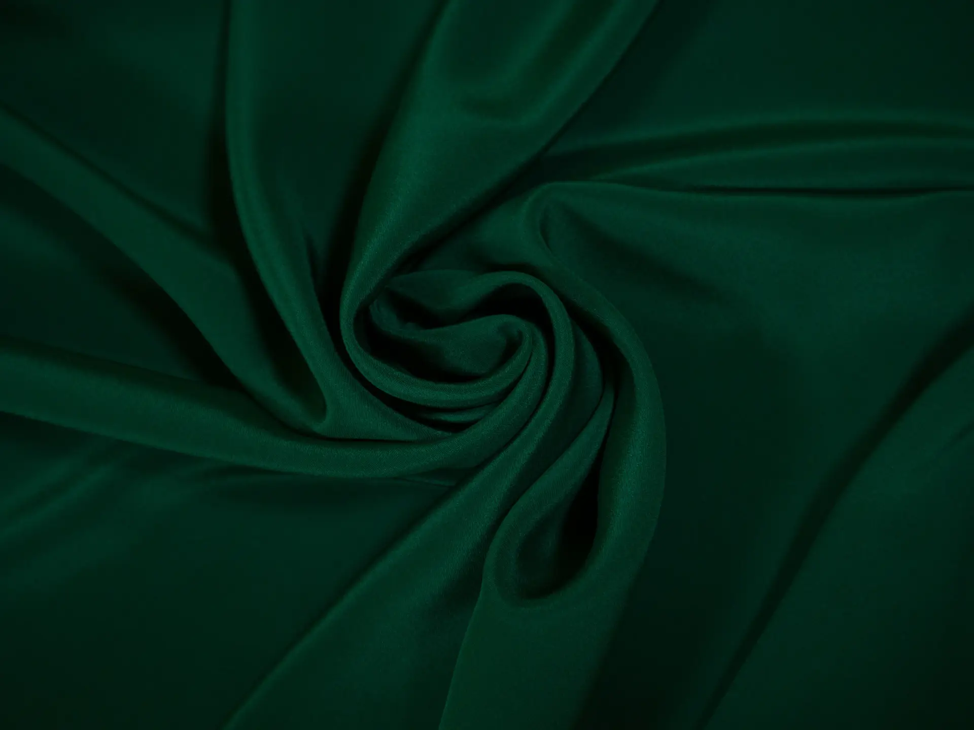 silk 4 ply crepe in Pine- draped
