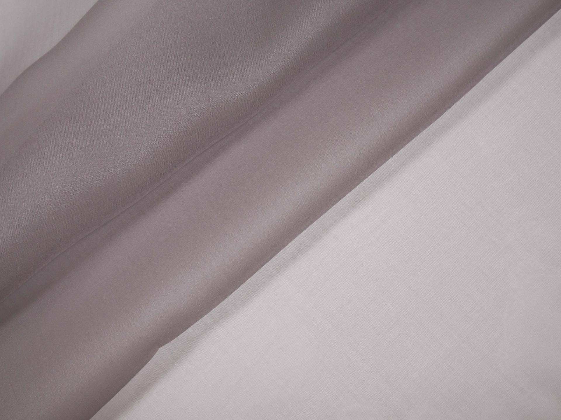 Solid organza in Pewter folded