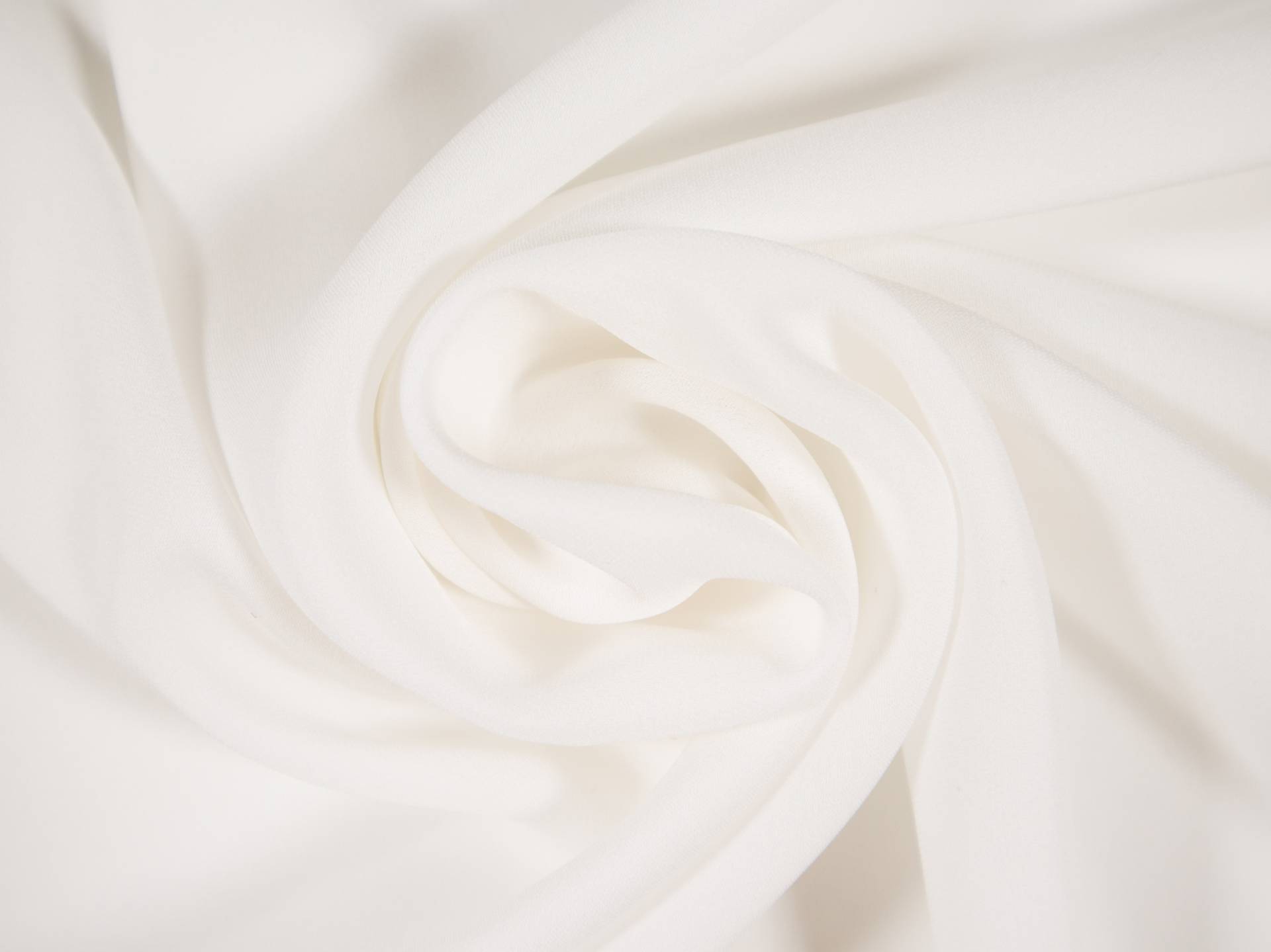Silk Georgette in White draped