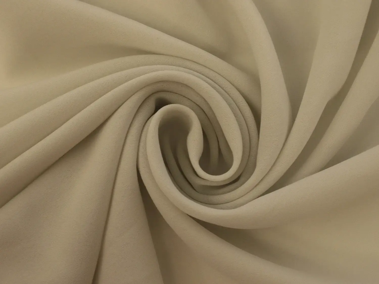 Polyester Double Georgette in Cream