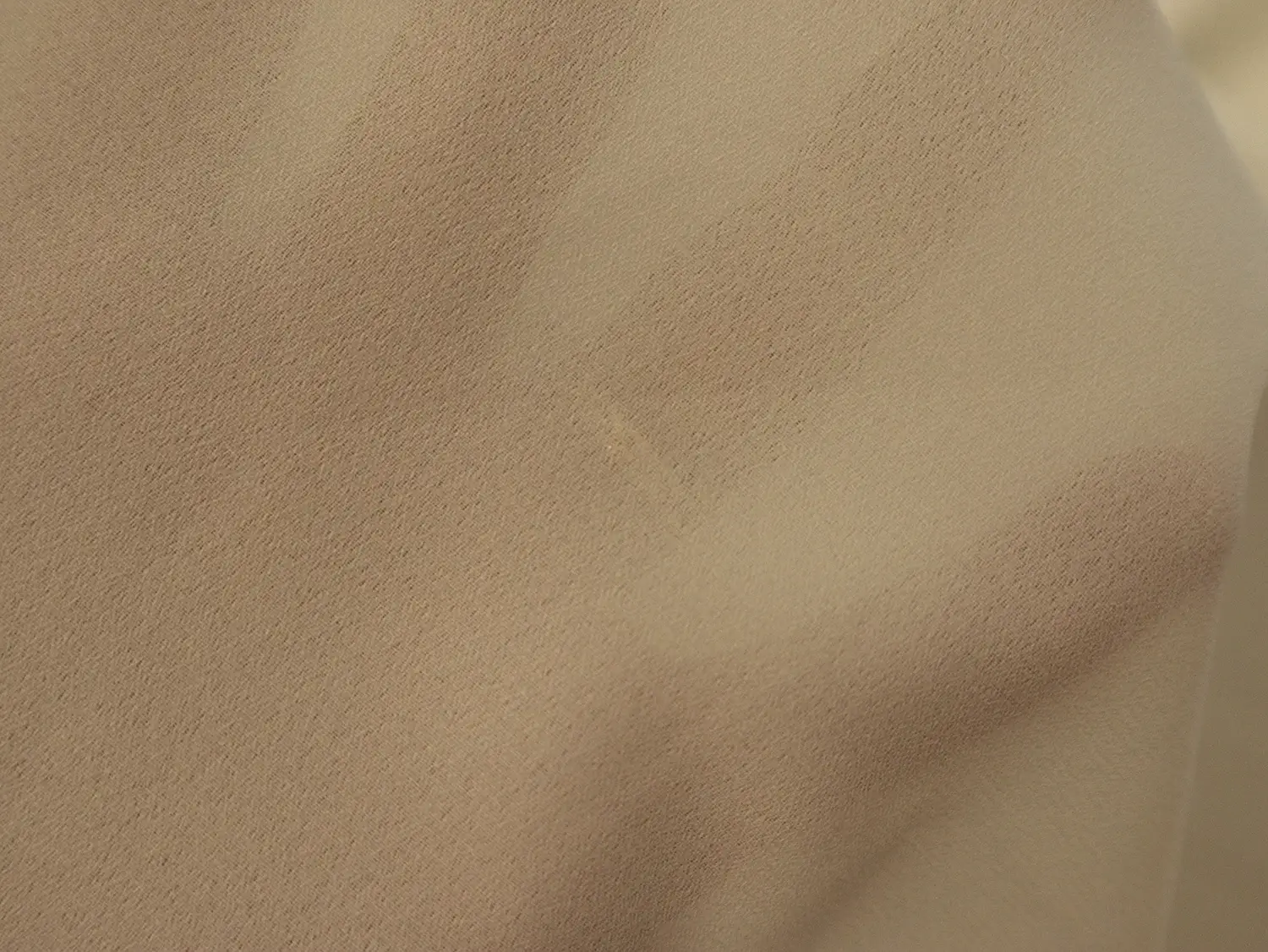Polyester Double Georgette in Cream
