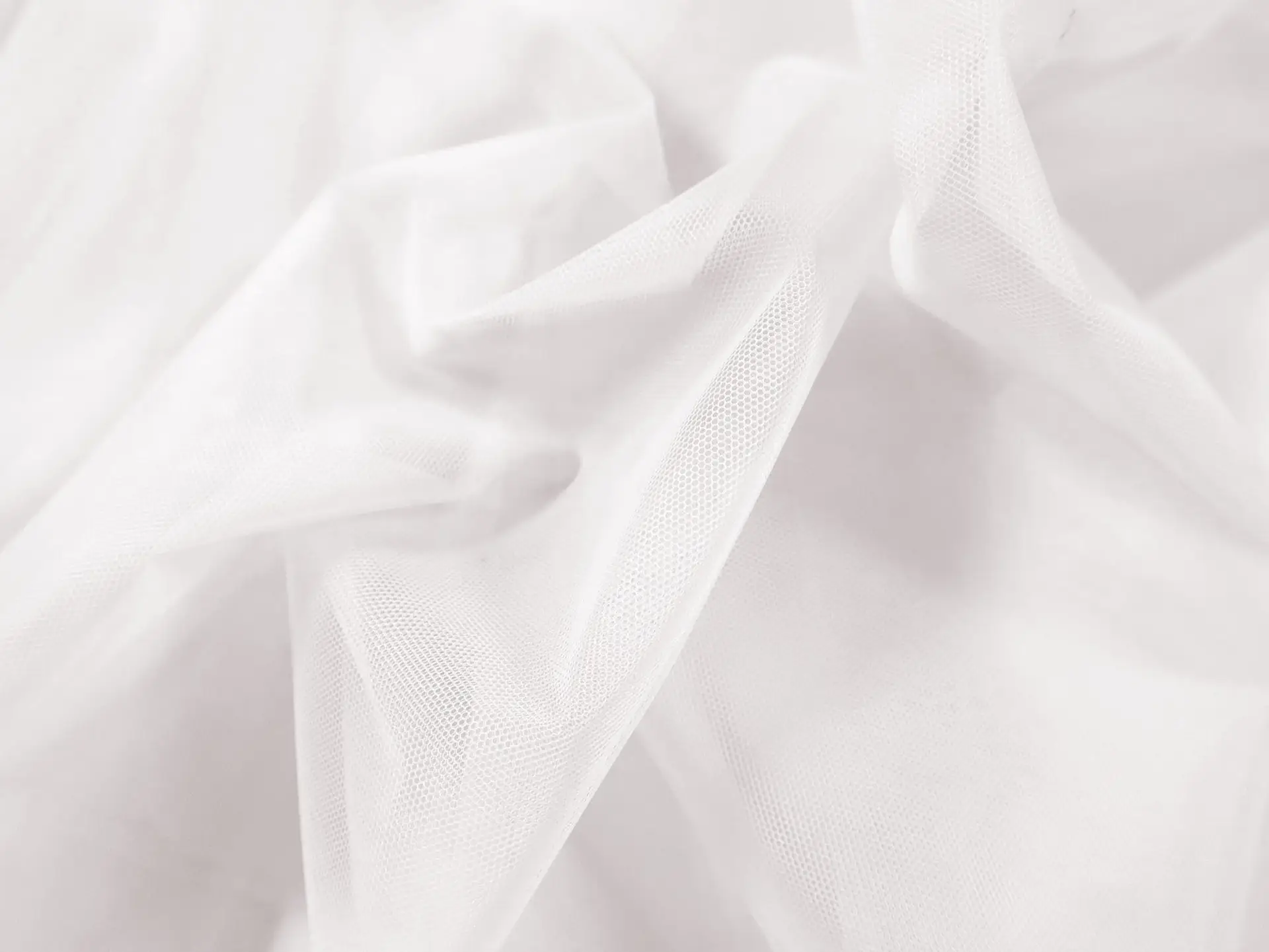 Italian Nylon Tulle in Grigio Perla