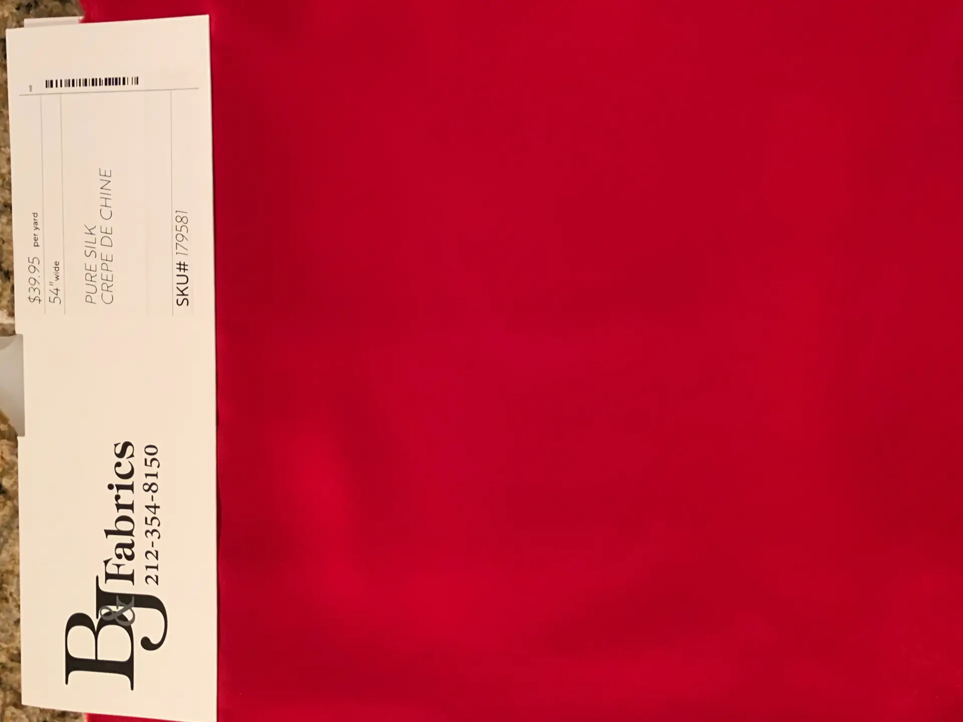 Pure Silk Crepe de Chine