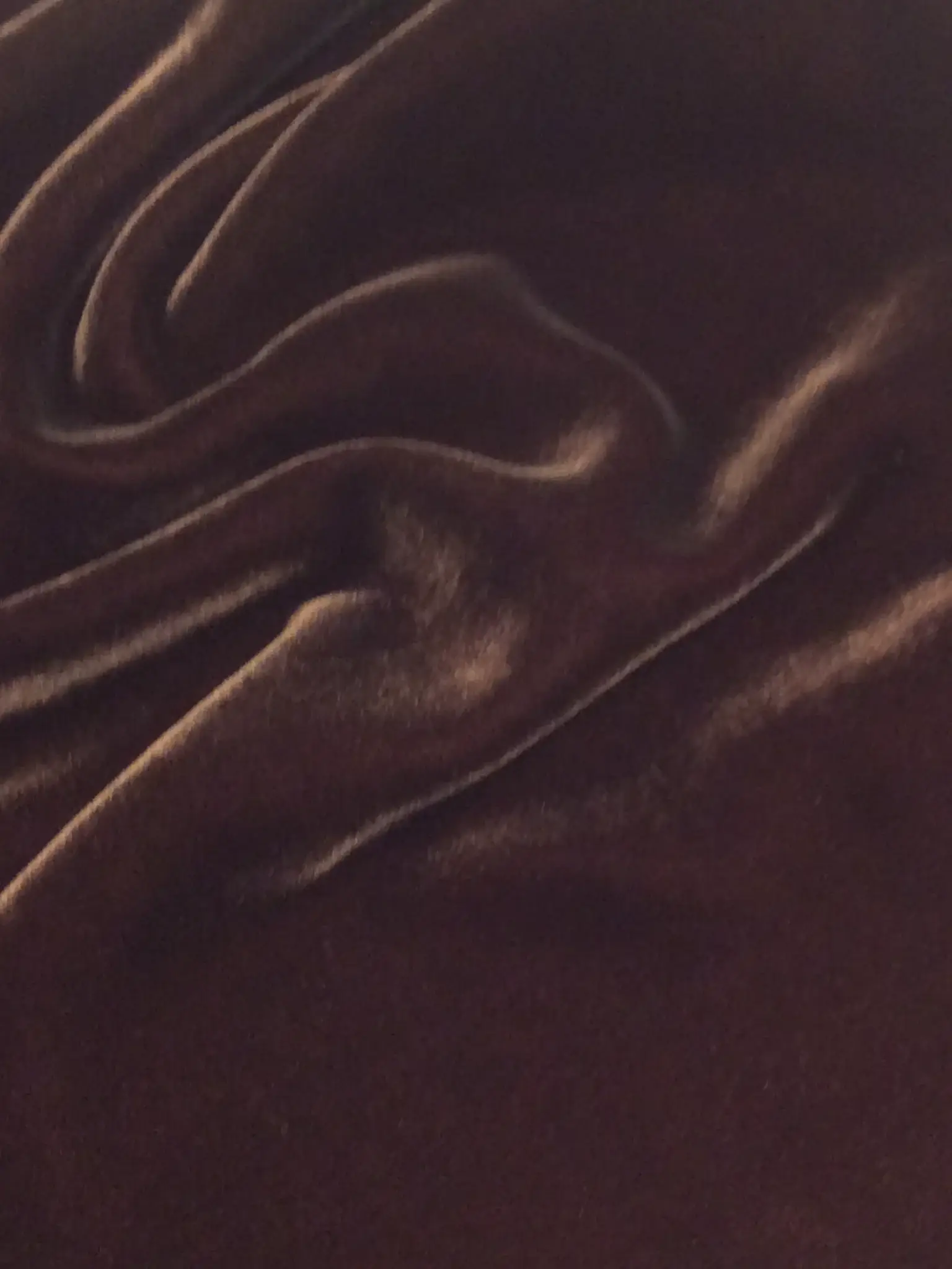 Silk Rayon Velvet in Dark Brown