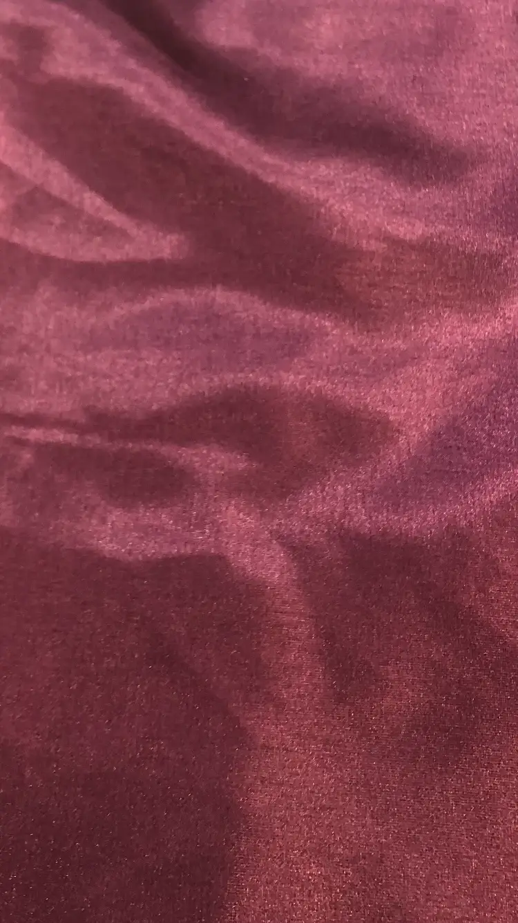 Polyester "China Silk" Lining in Wine