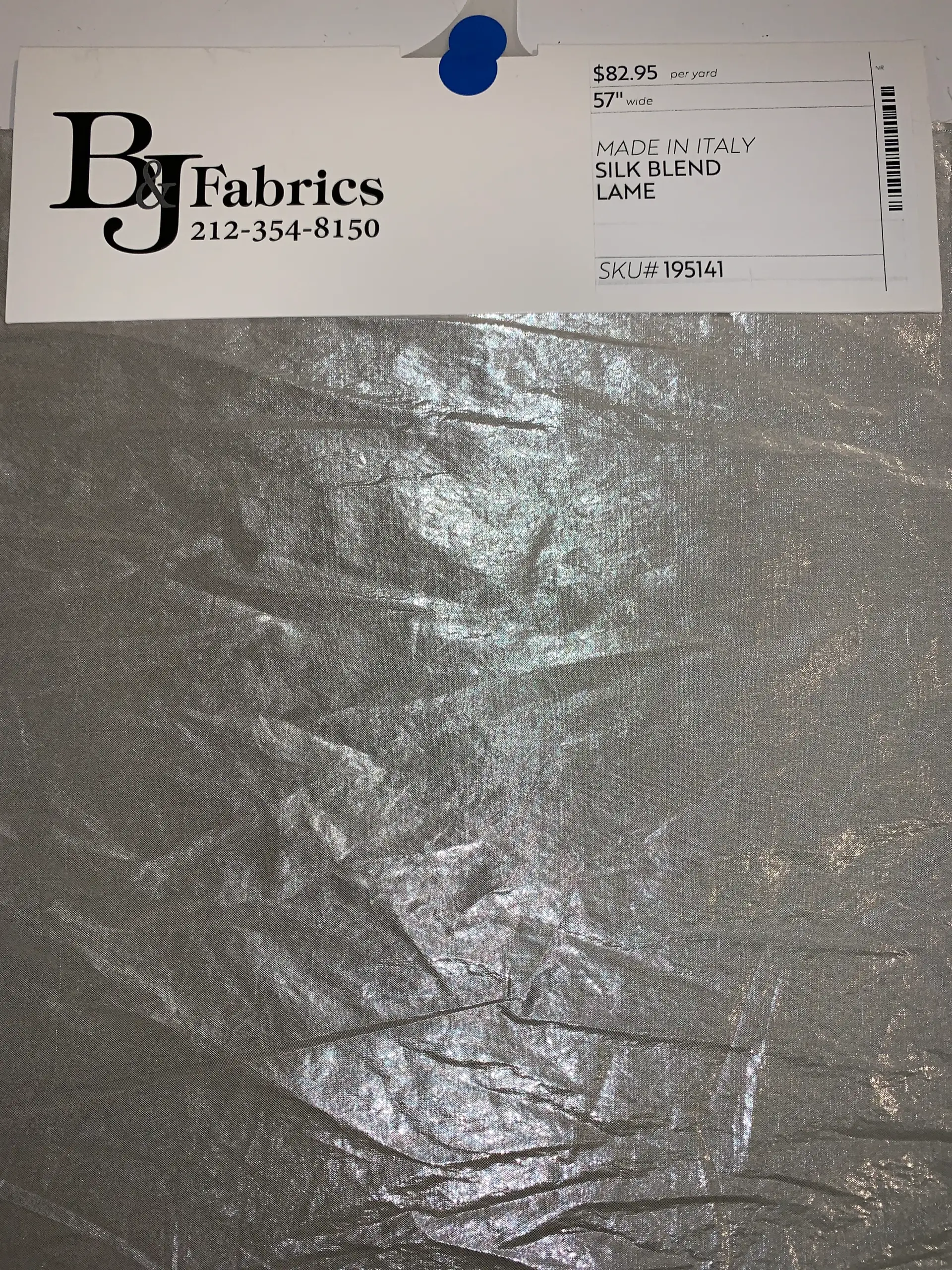 MADE IN ITALY SILK BLEND LAME