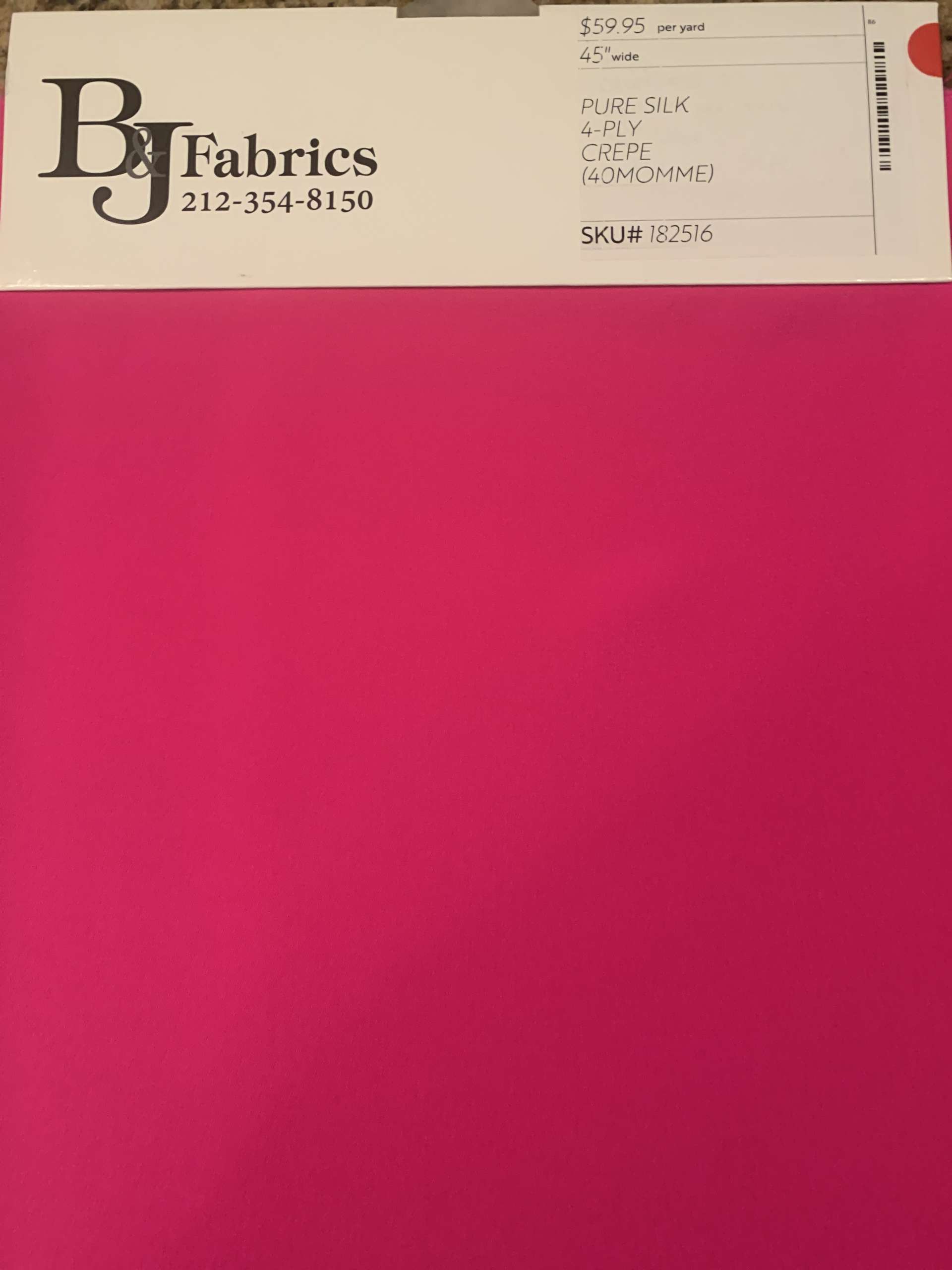 PURE SILK 4-PLY CREPE (40MOMME)