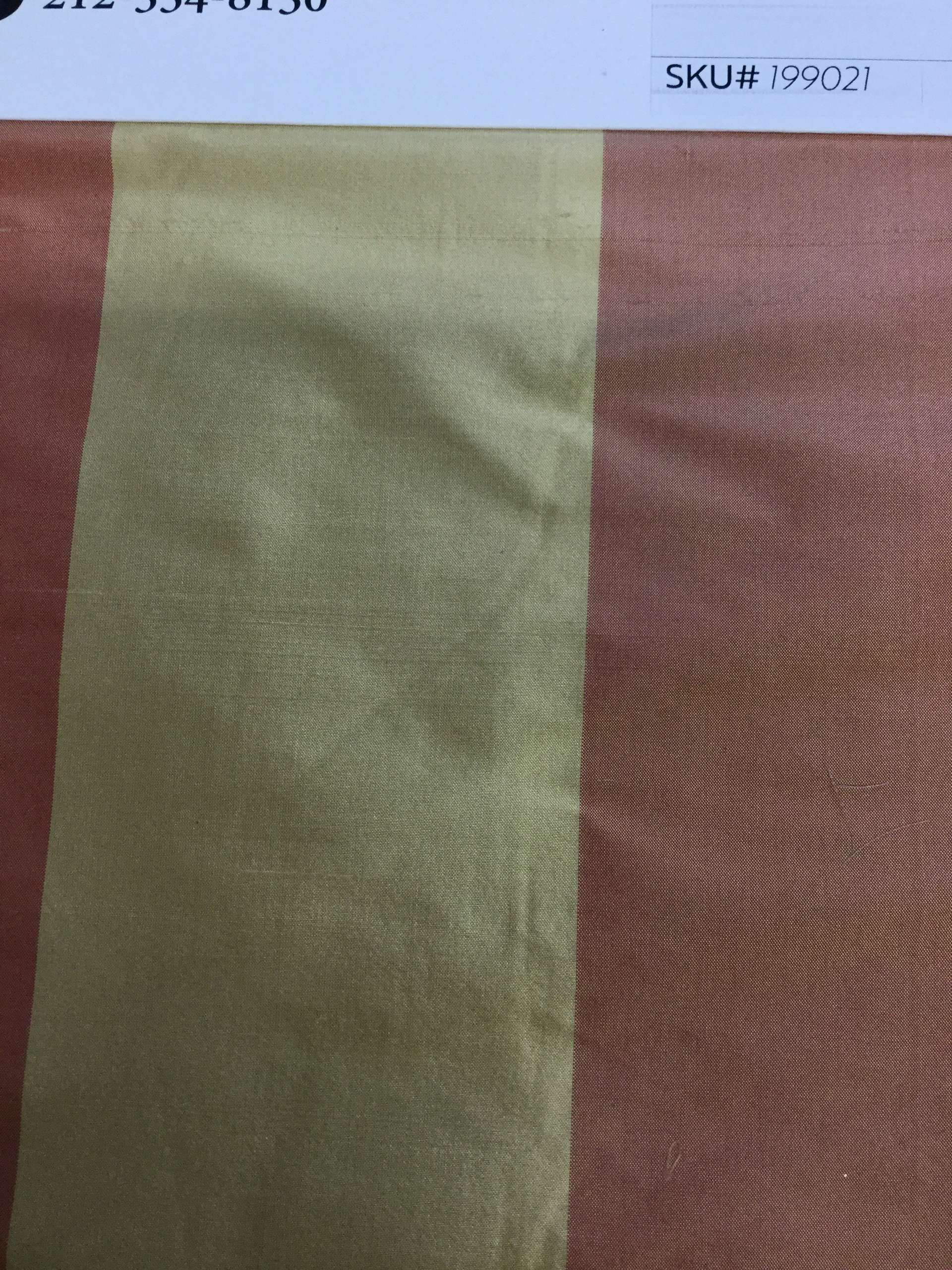100% SILK SHANTUNG STRIPE