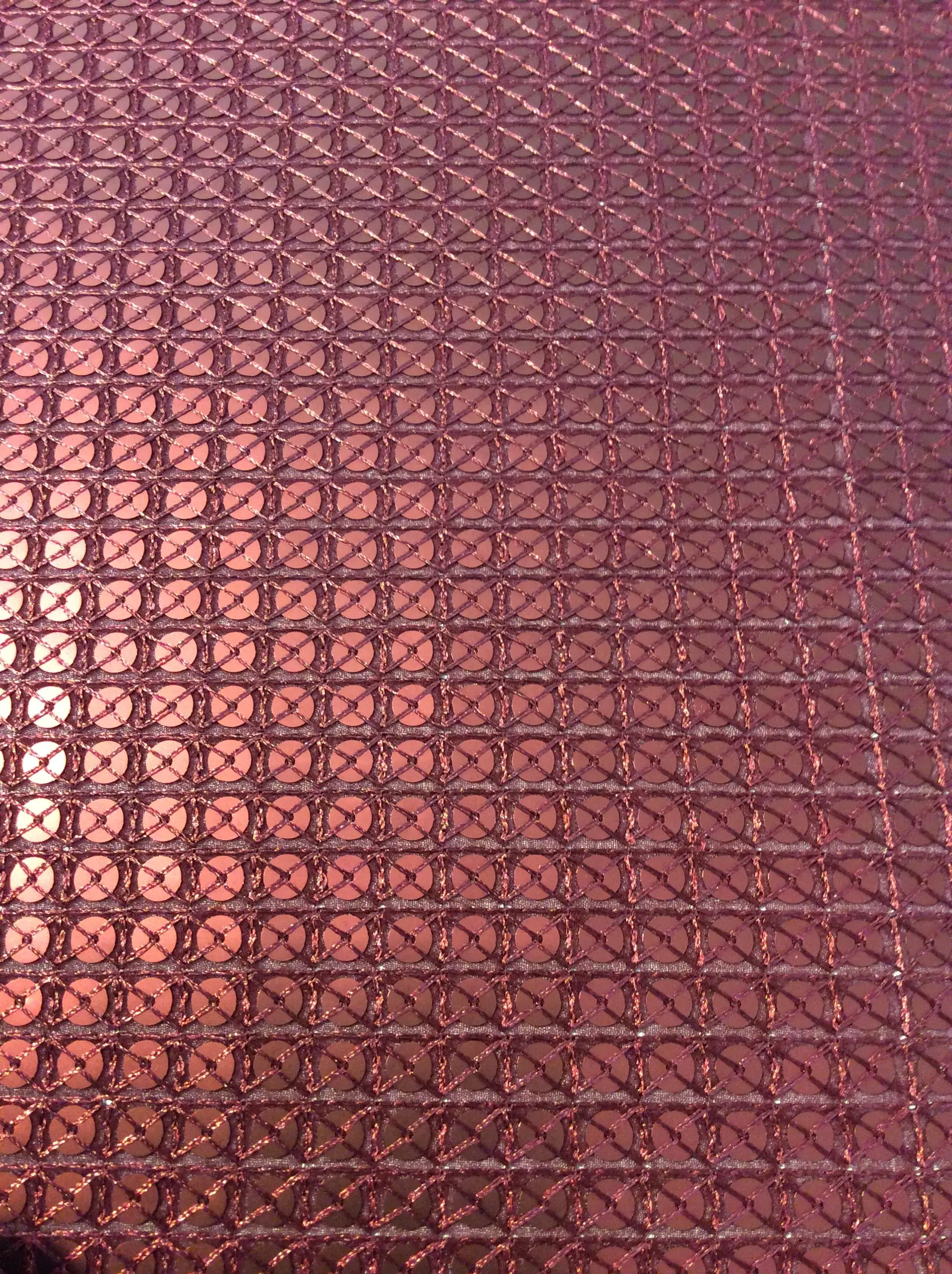 Matte Sequins on Polyester Chiffon in Wine