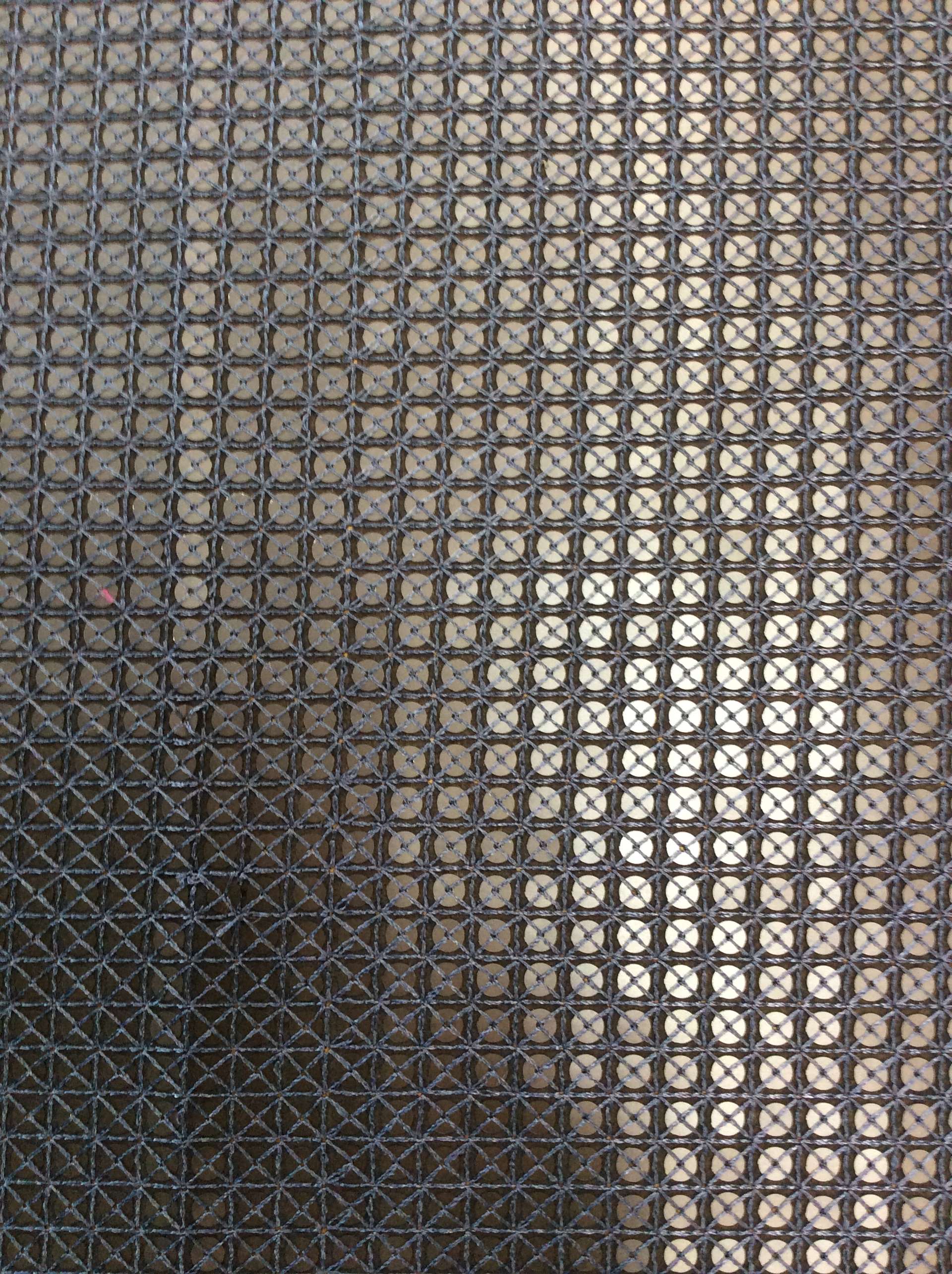 Matte Sequins on Polyester Chiffon in Navy