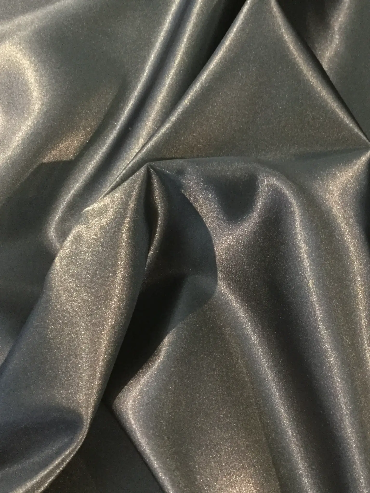 Dancelight Polyester Satin in Navy
