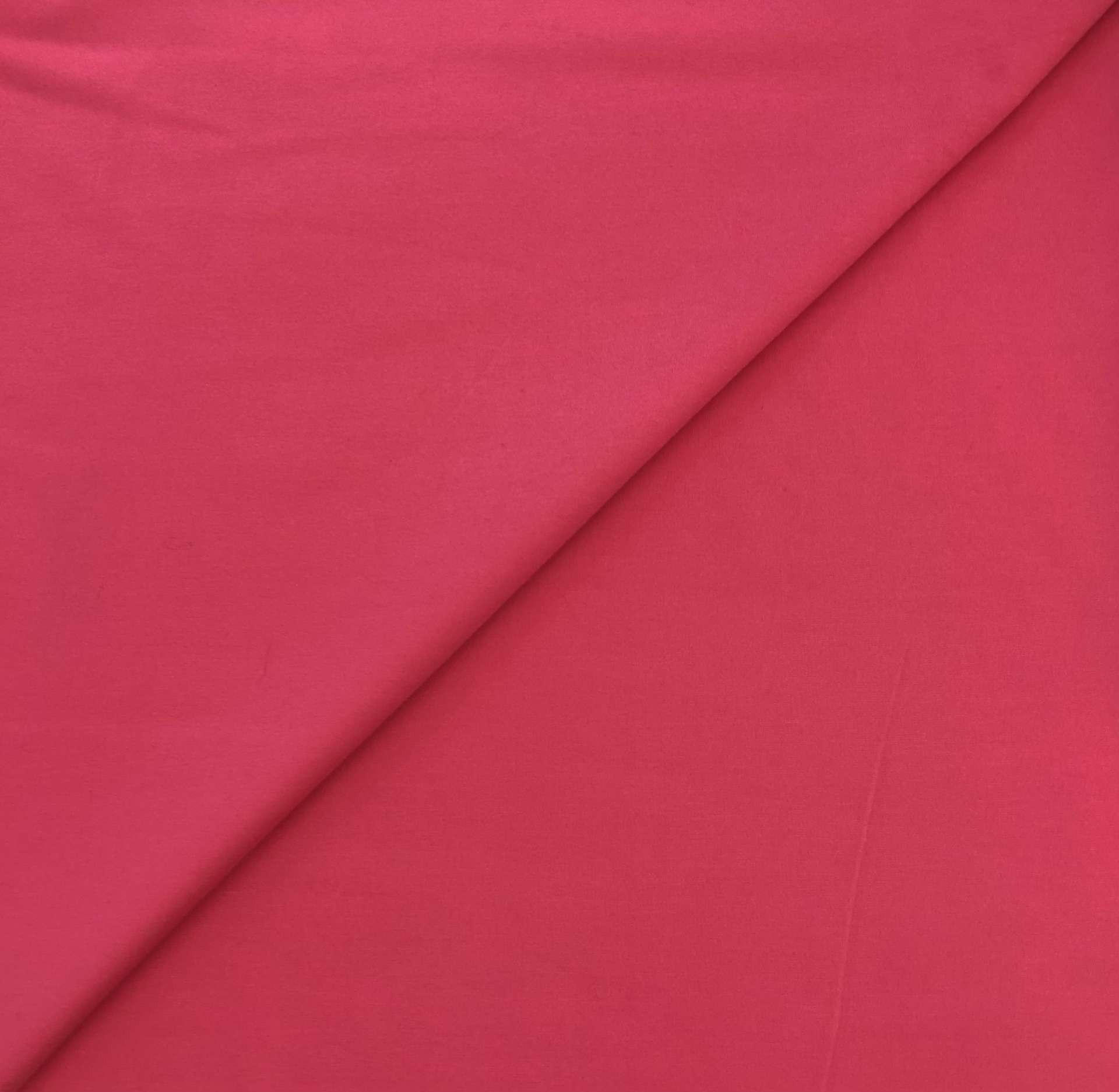 Lightweight Rayon Blend Ponte Knit in Bubblegum Pink