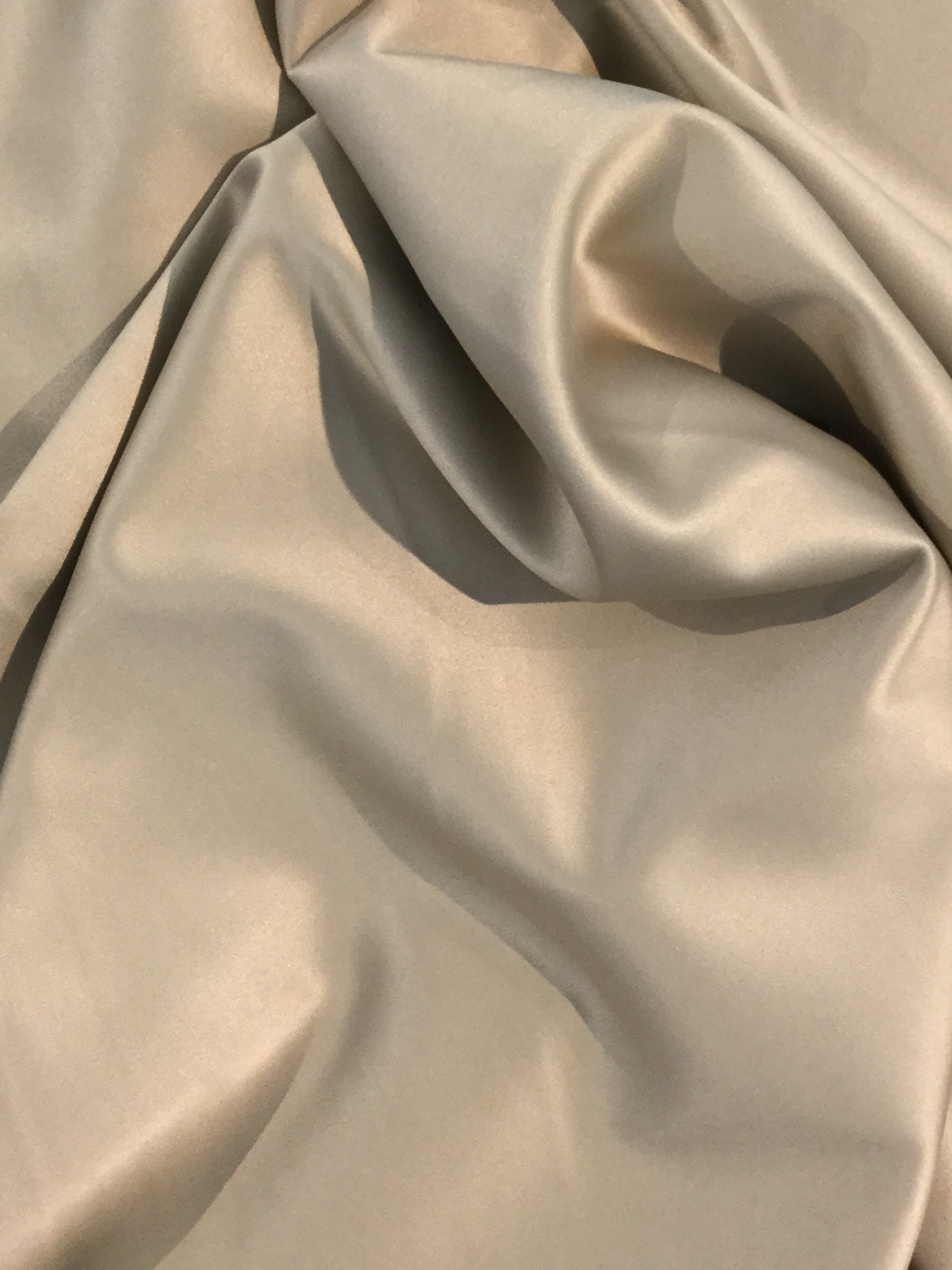 Roselyn Stretch Polyester Heavy Satin in Sand