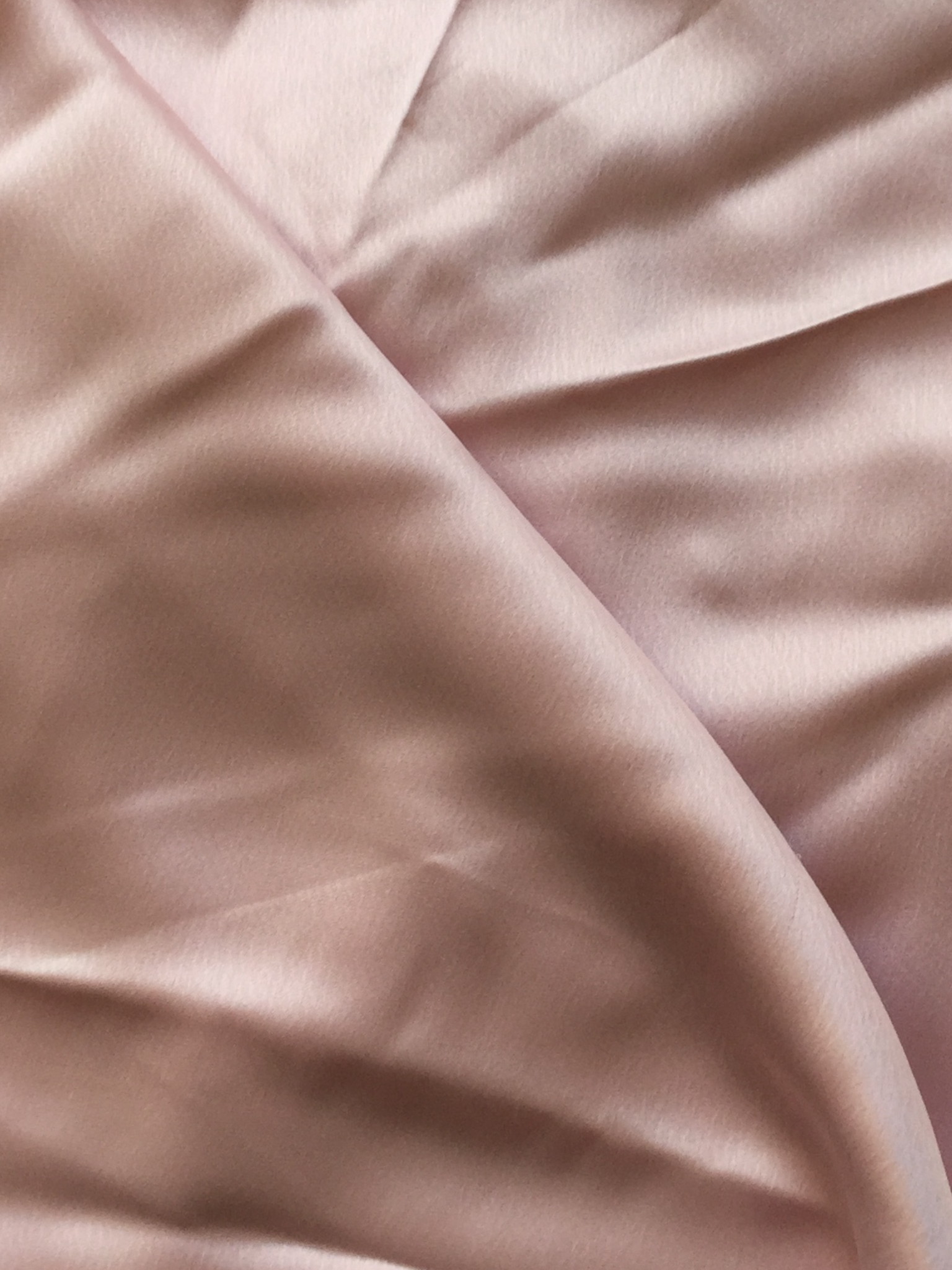 Triacetate Blend Charmeuse in Light Pink