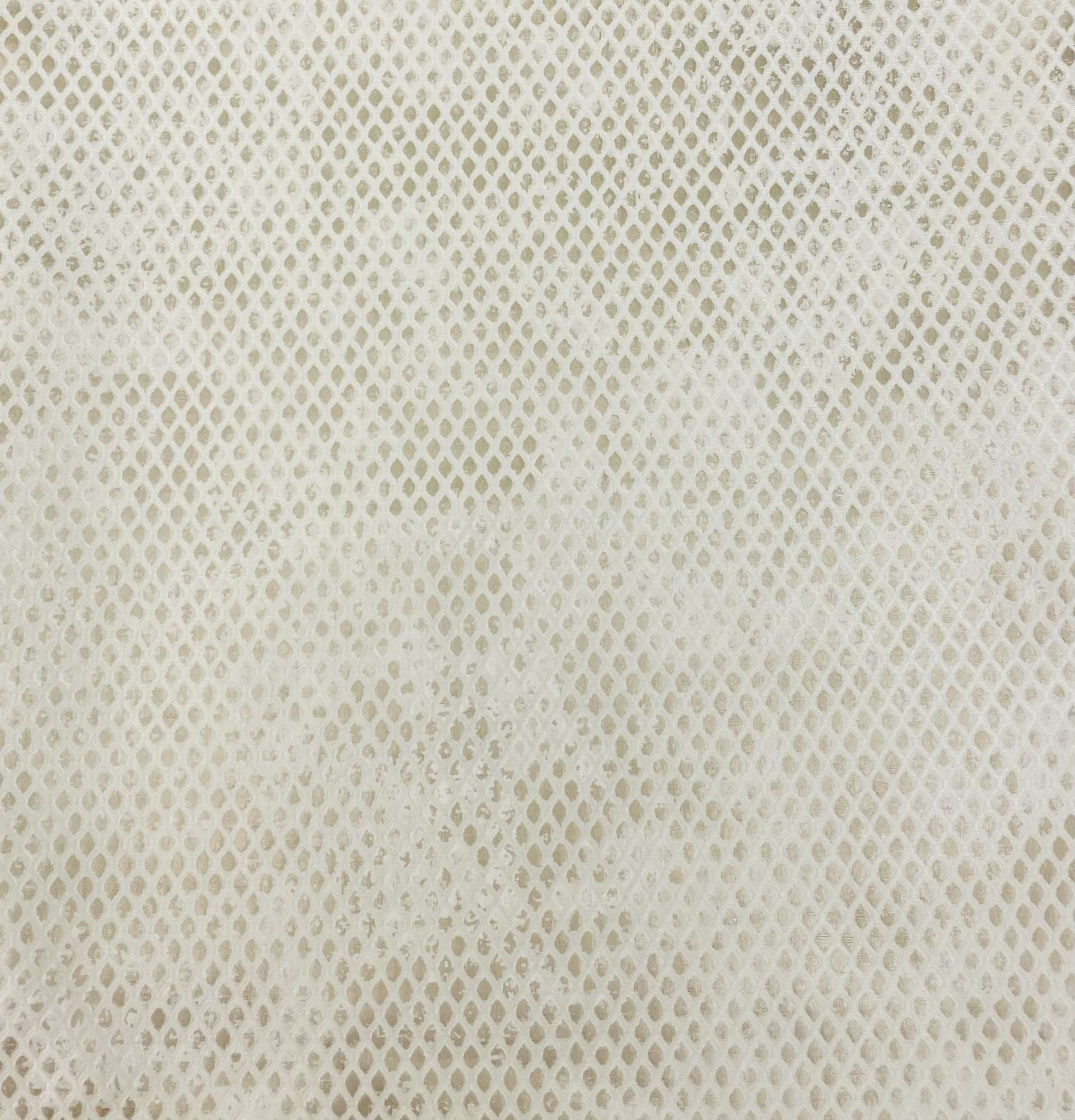 Metallic Reptile Brocade in Light Gold