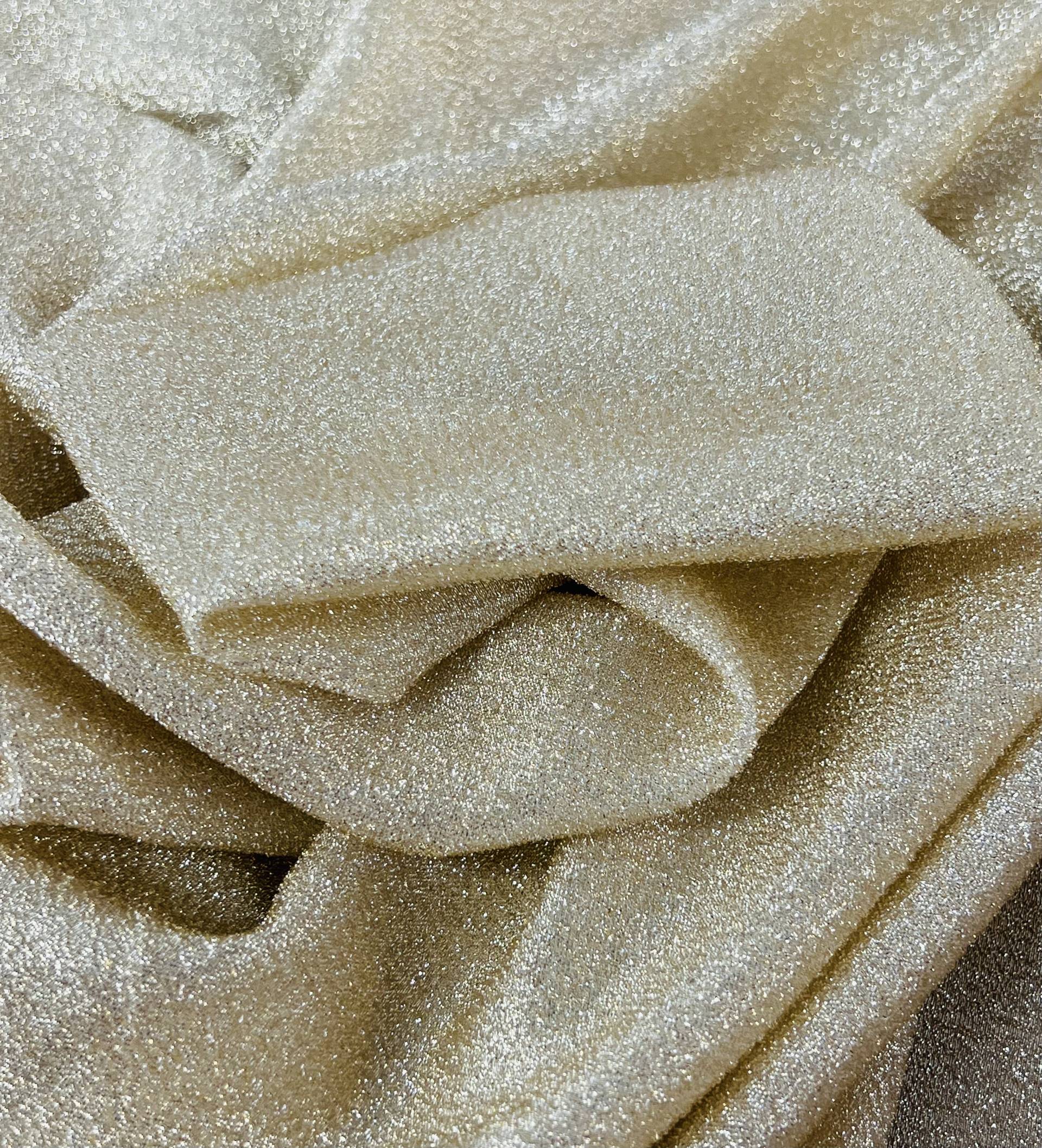 Silk Blend Stretch Lamé