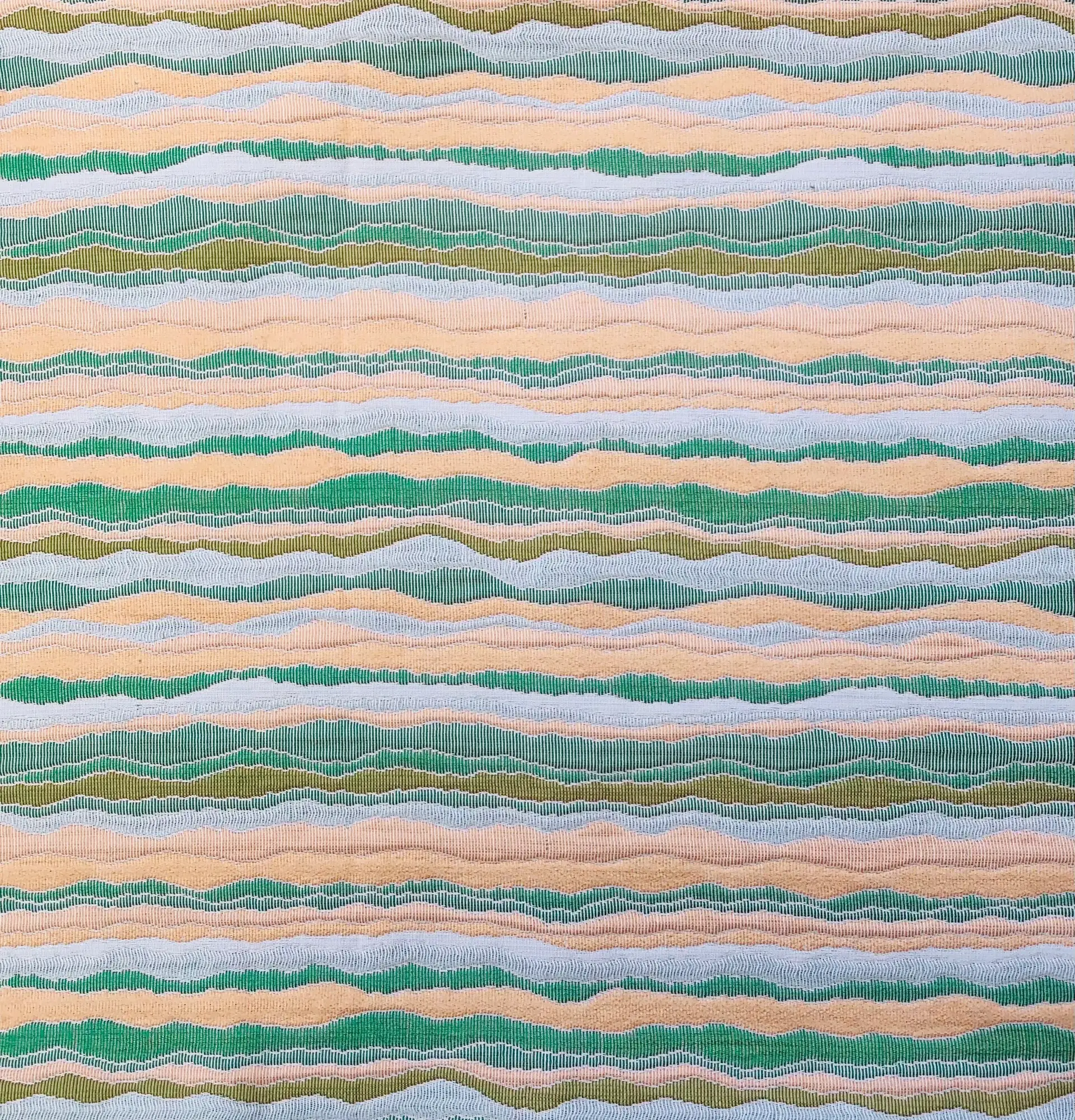Made in Switzerland Cotton Blend Brocade Stripe