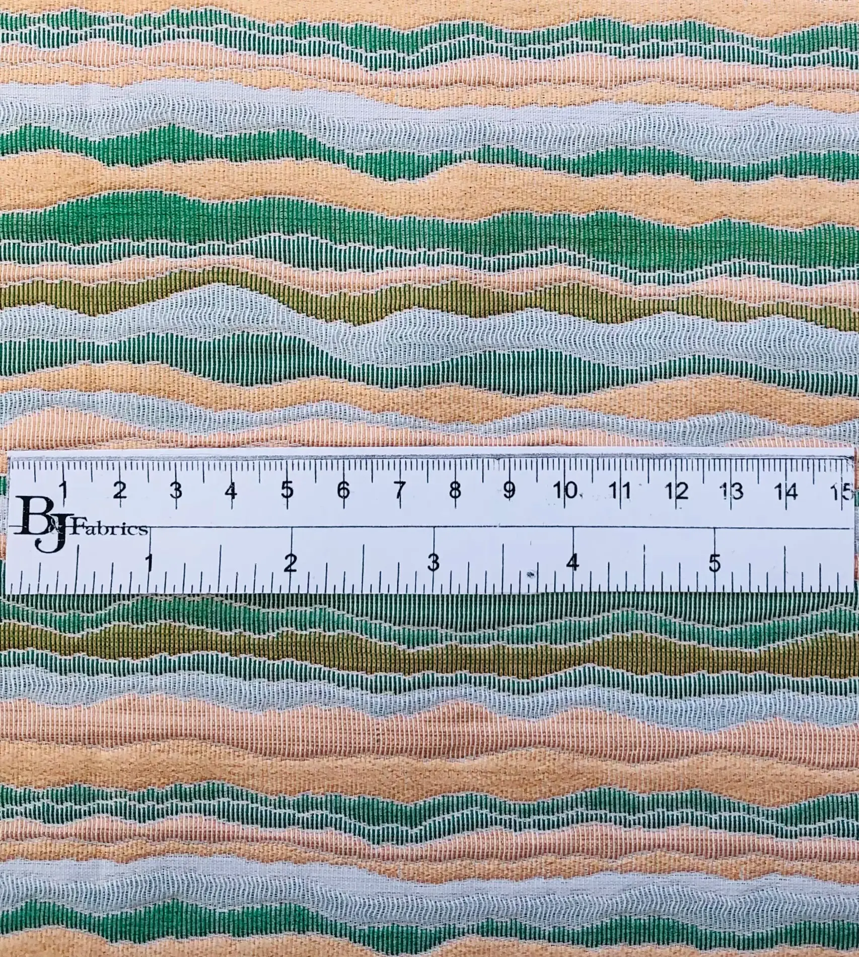 Made in Switzerland Cotton Blend Brocade Stripe
