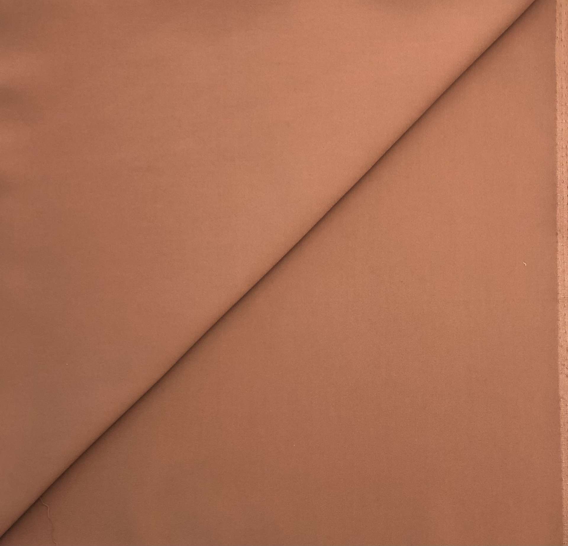 Cotton Nylon Spandex Suiting in Nutella
