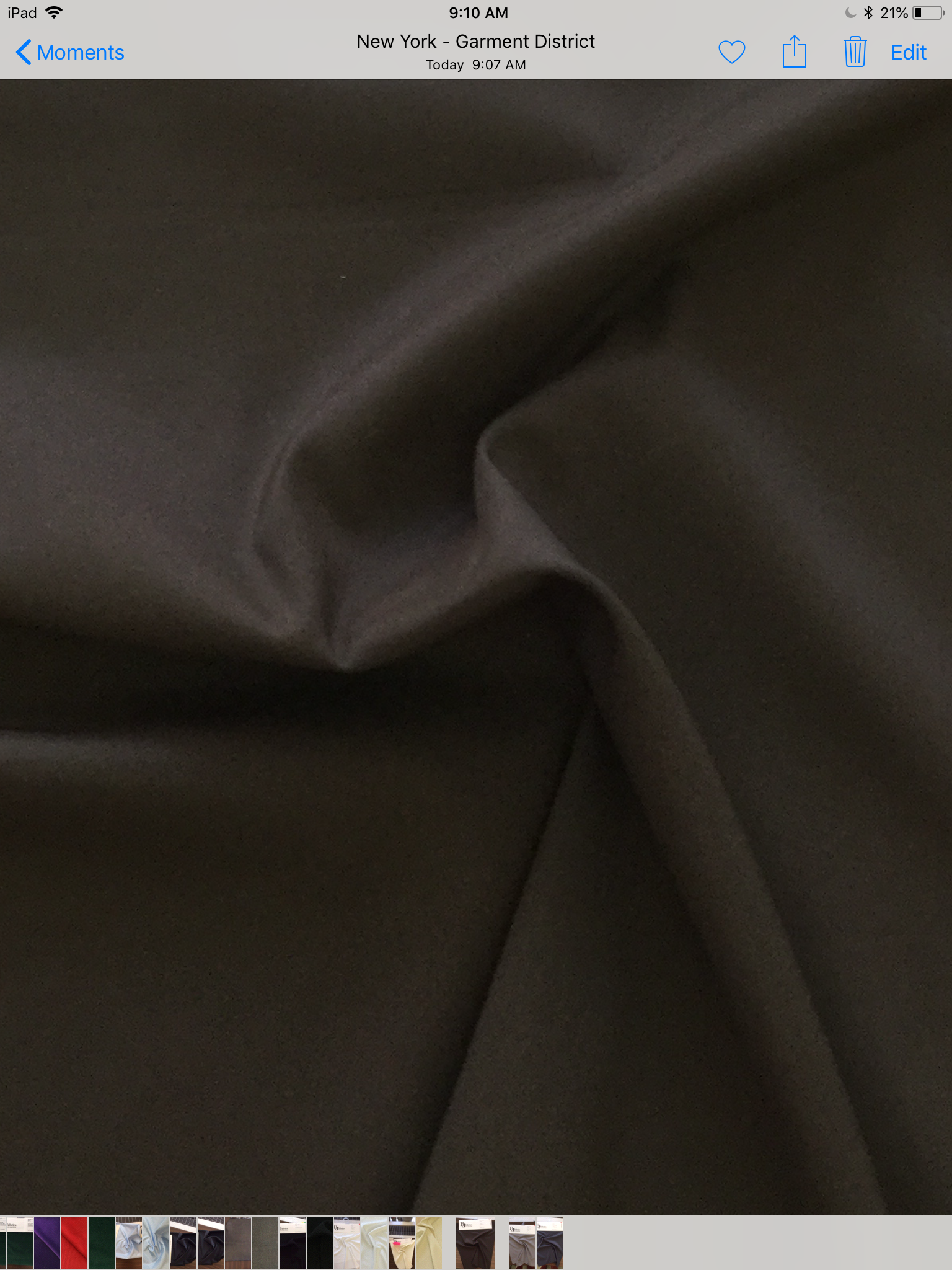 Polyester-Lycra Lining in Brown