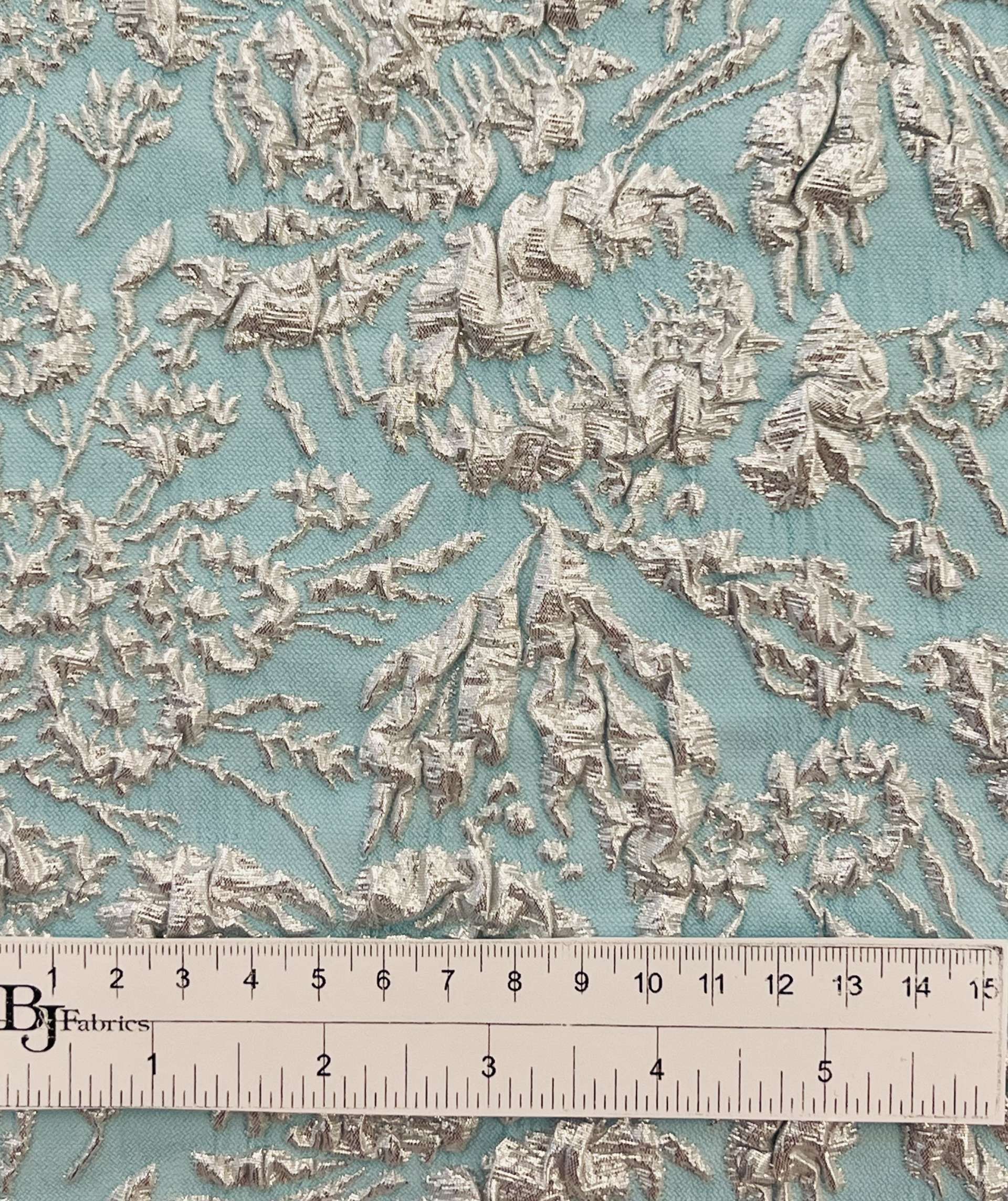 Silk Blend Metallic Matelassé