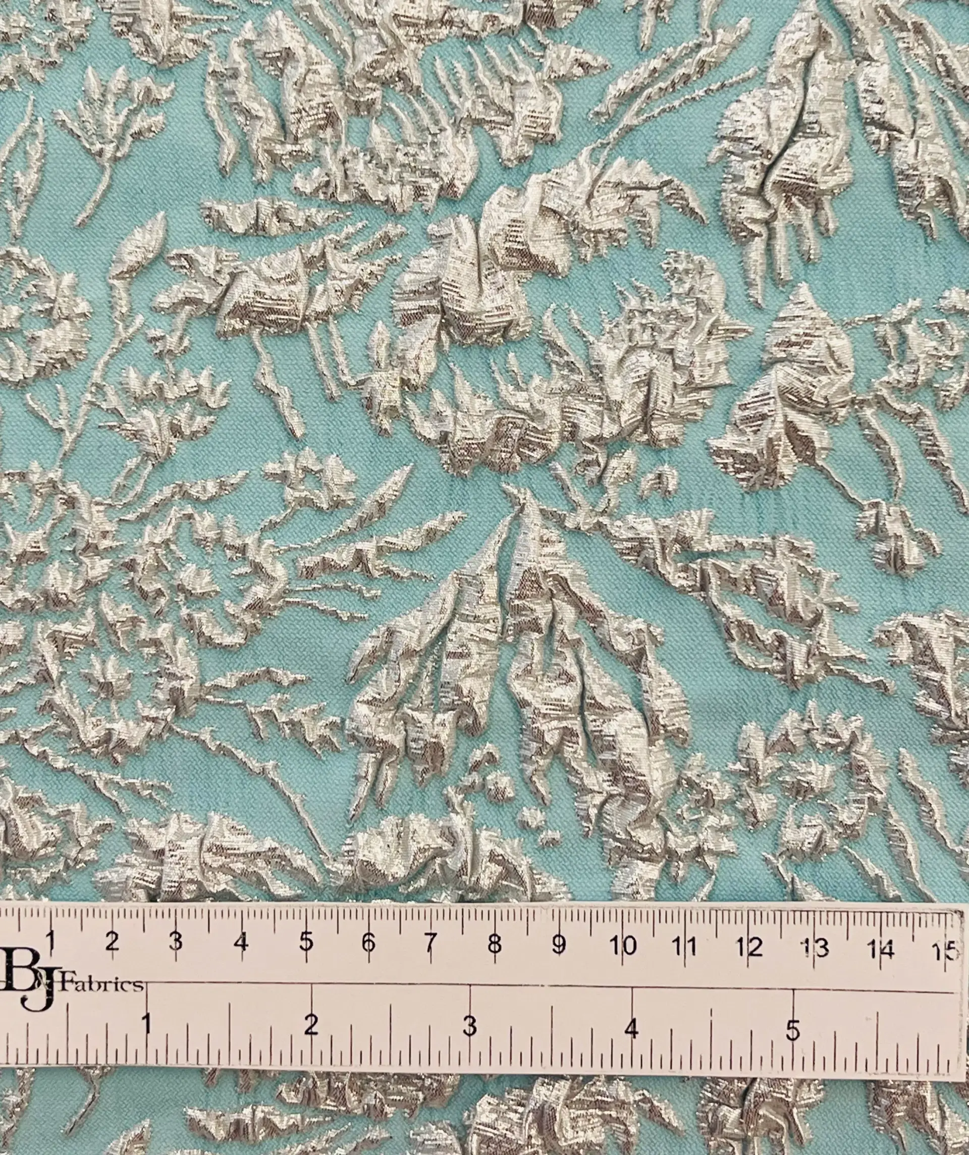 Silk Blend Metallic Matelassé