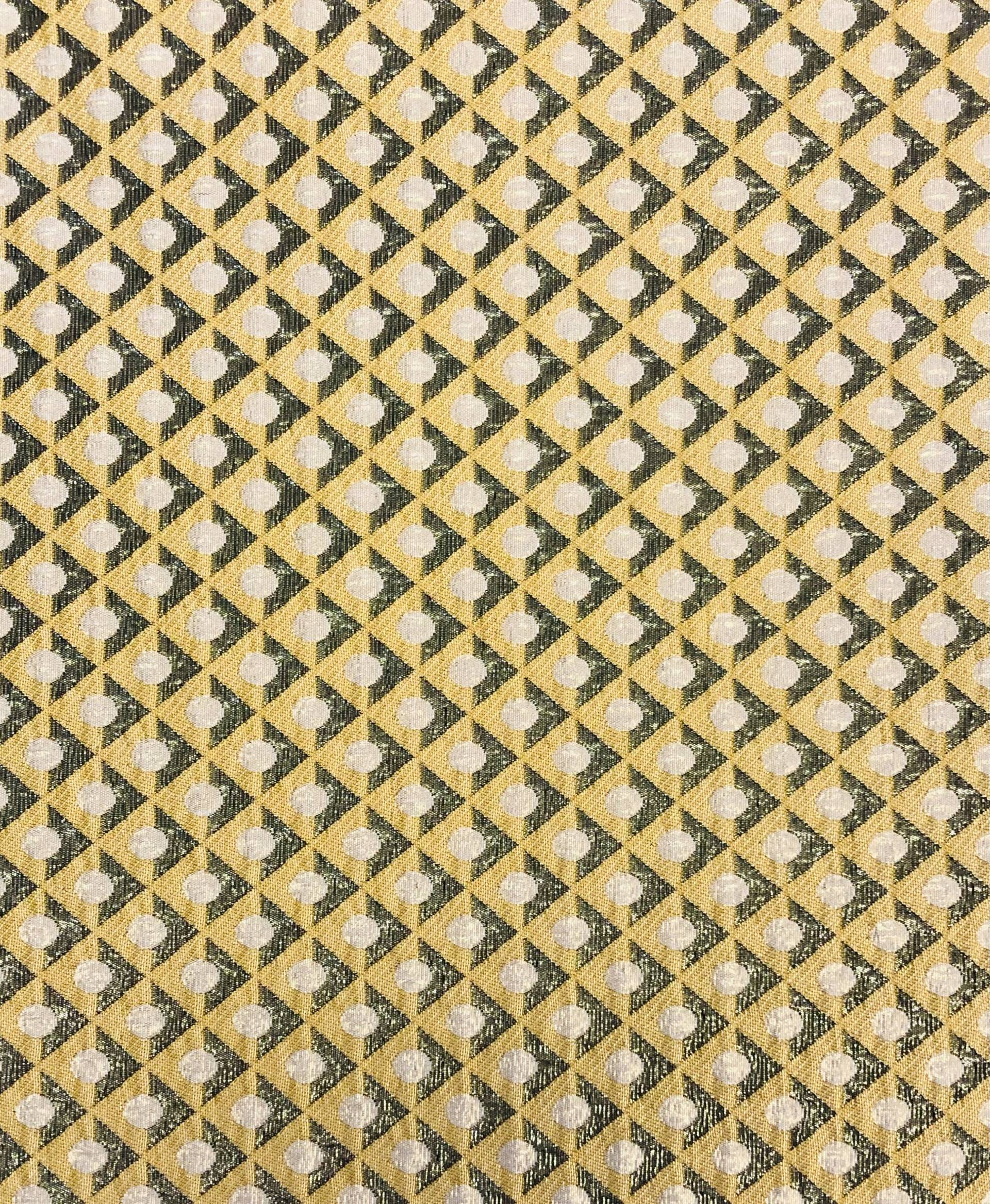 Metallic Stretch Brocade