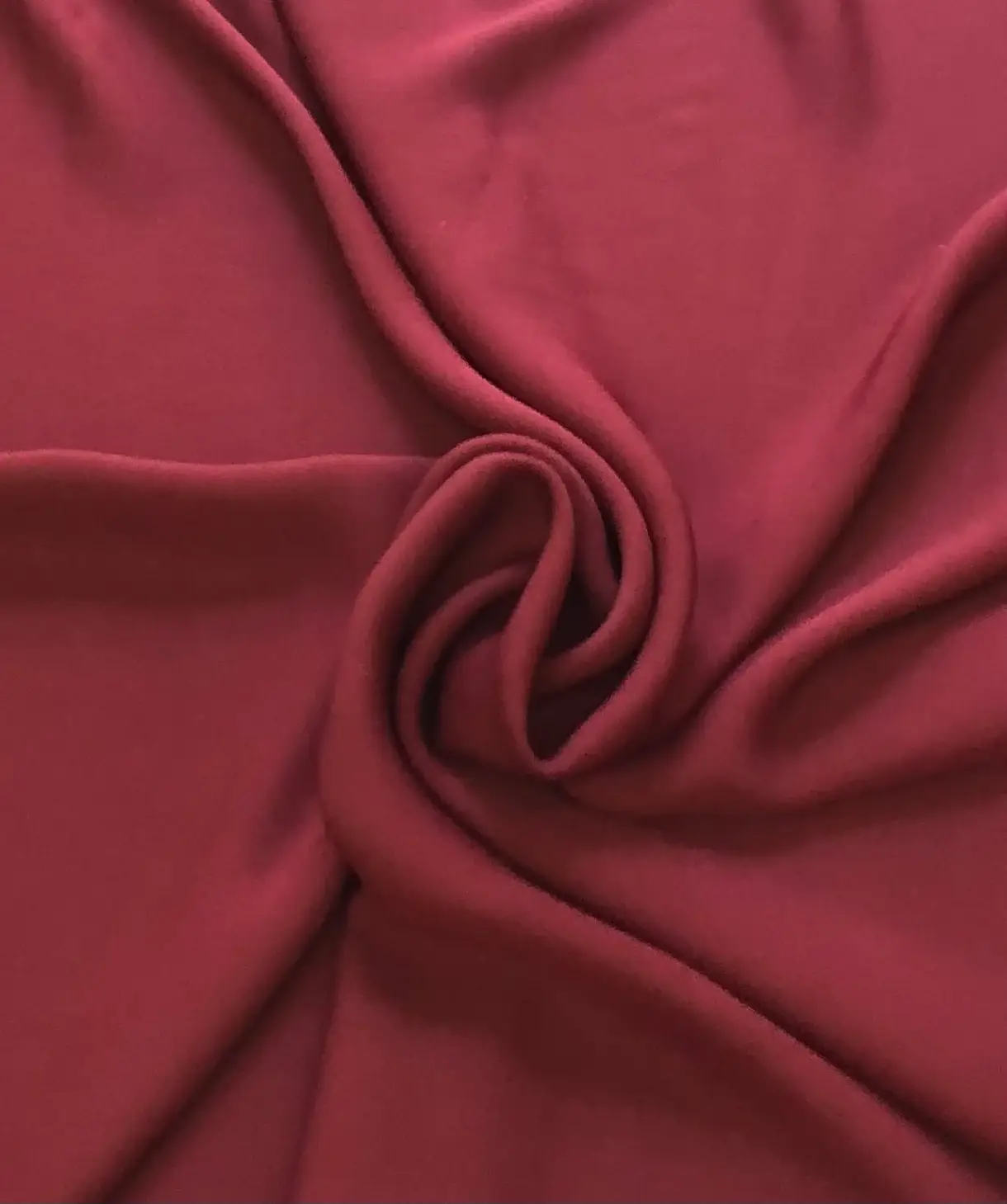 Silk Crepe Georgette in Burgundy