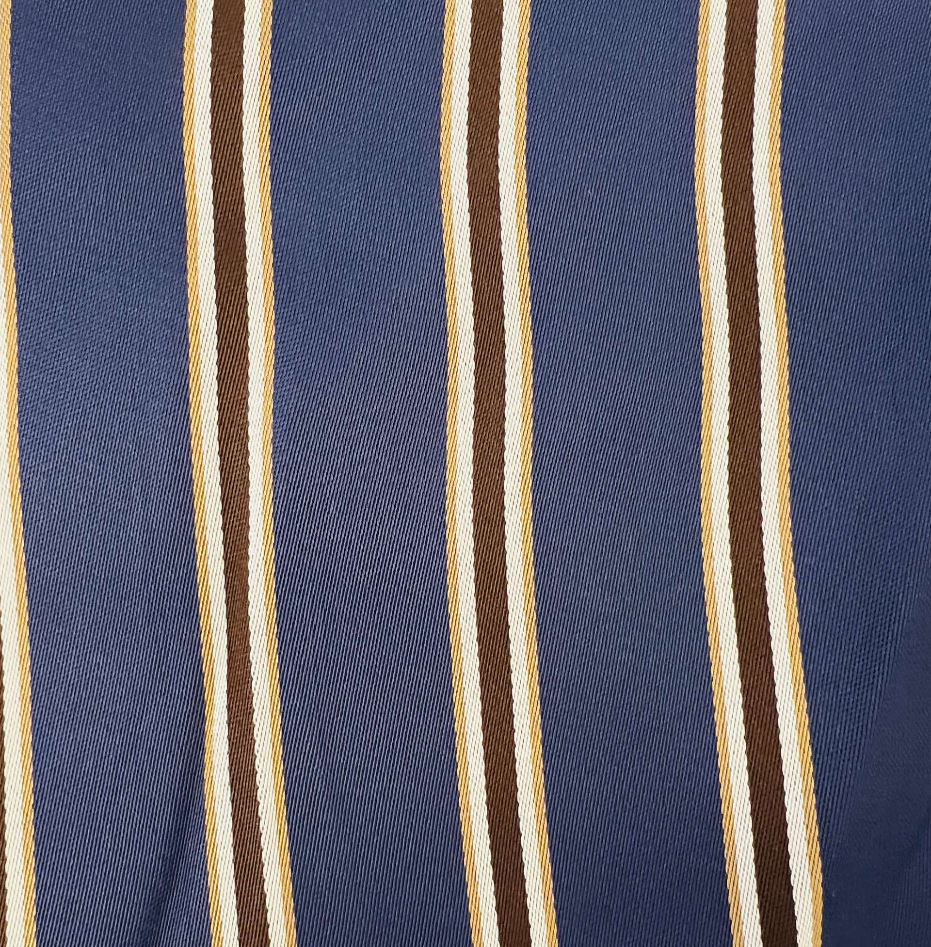 Heavy Viscose Twill Stripe