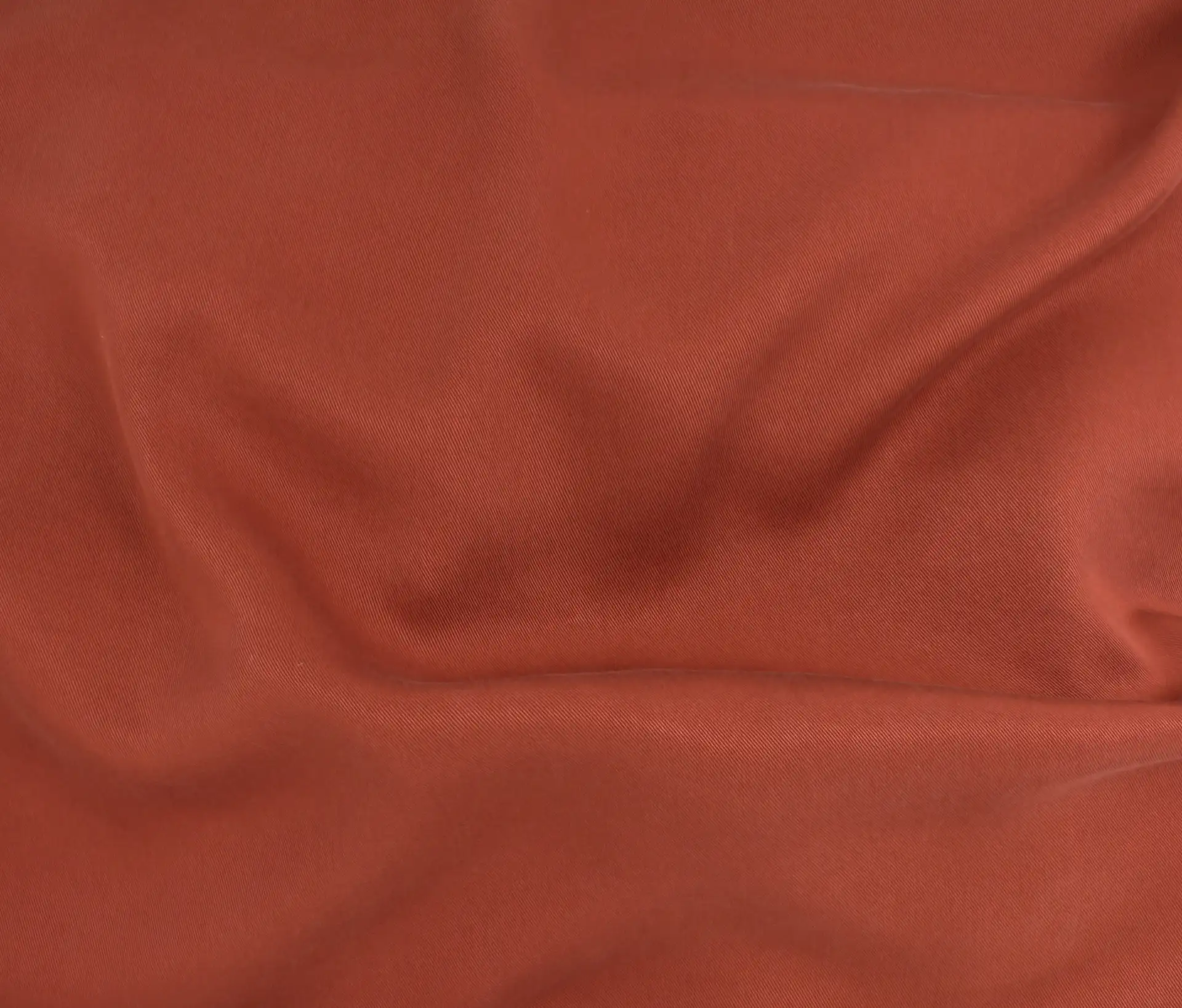 Sustainable Lyocell Twill in Henna