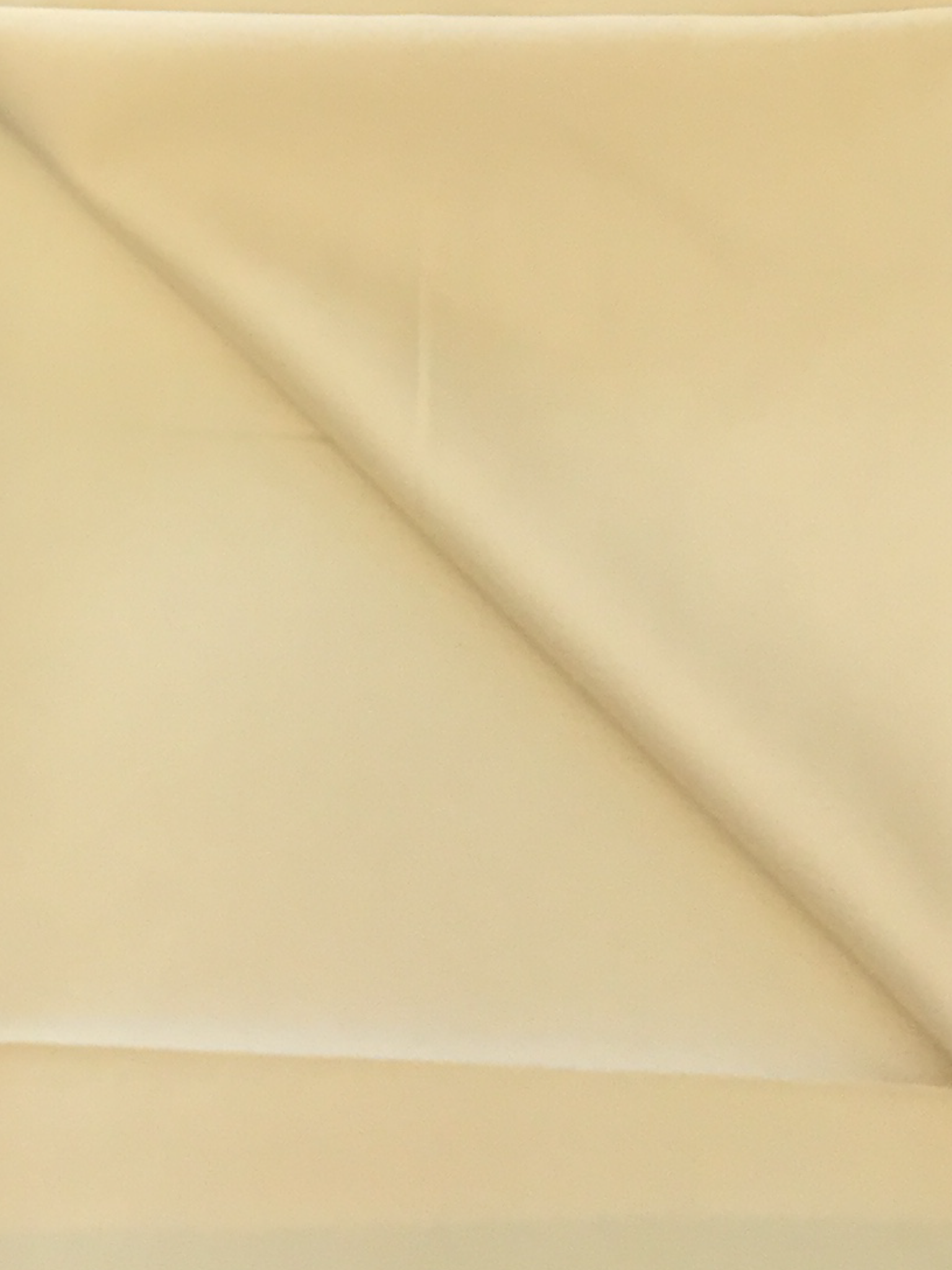 Stretch Polyester Satin in Vanilla