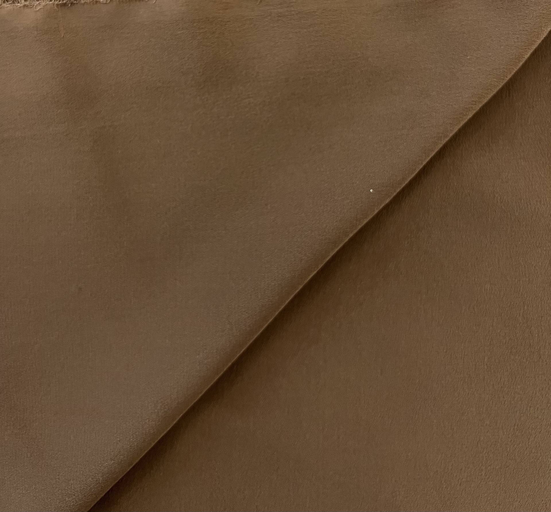 Stretch Silk Crepe de Chine in Wheat