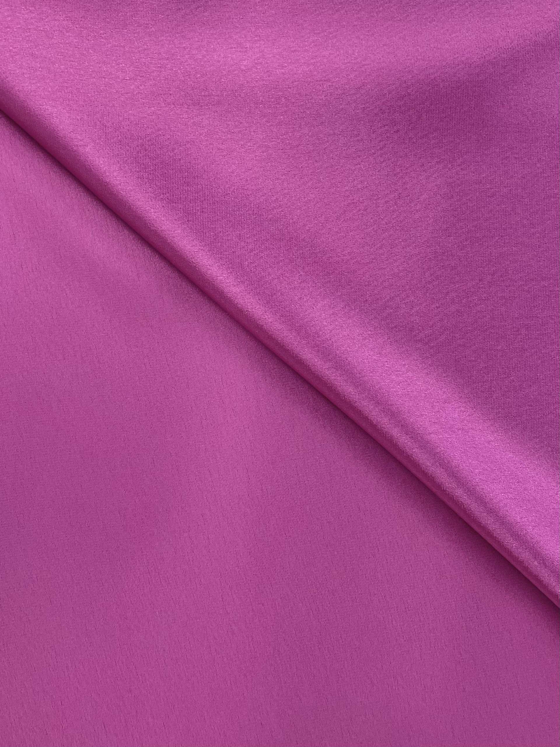 Triacetate/Poly Charmeuse in Raspberry