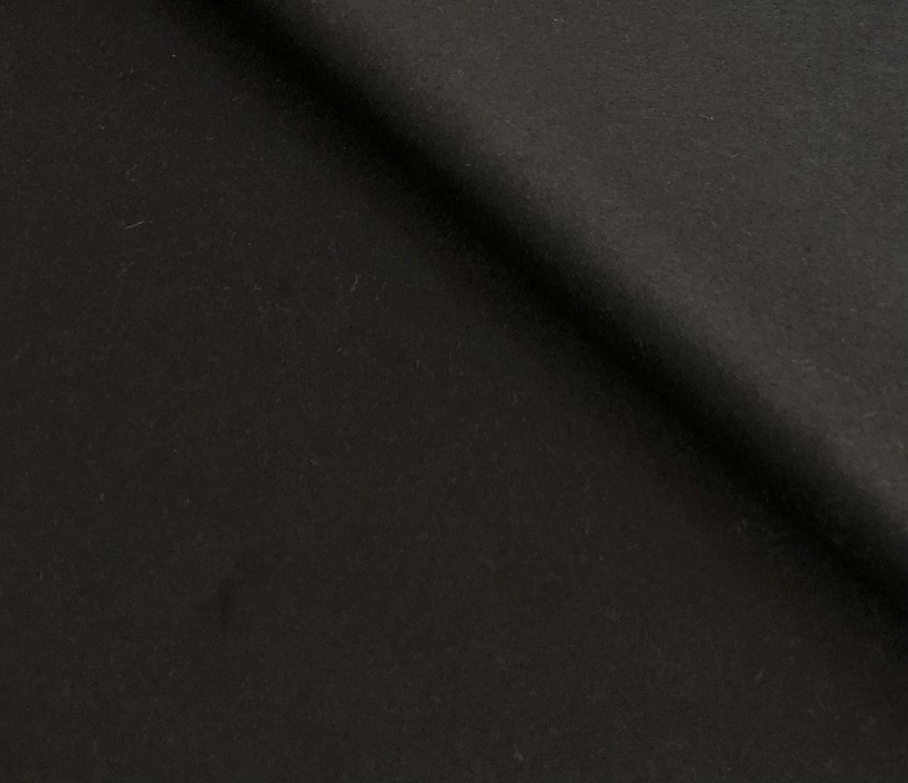Italian Cashmere Angola Coating in Jet Black