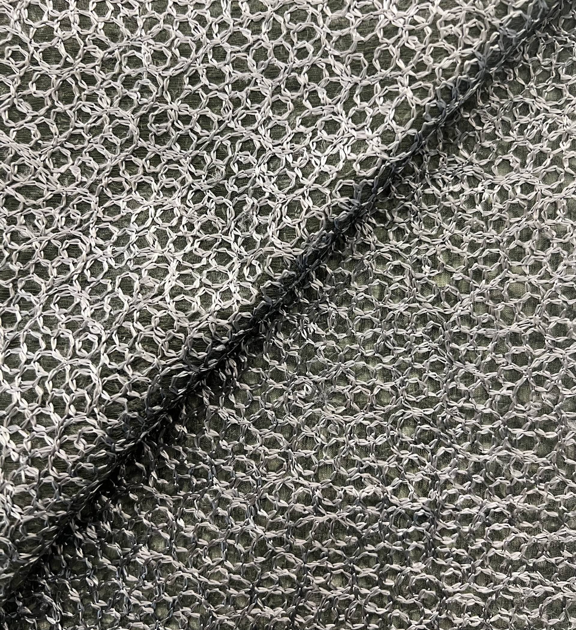 Embroidered Silk Organza