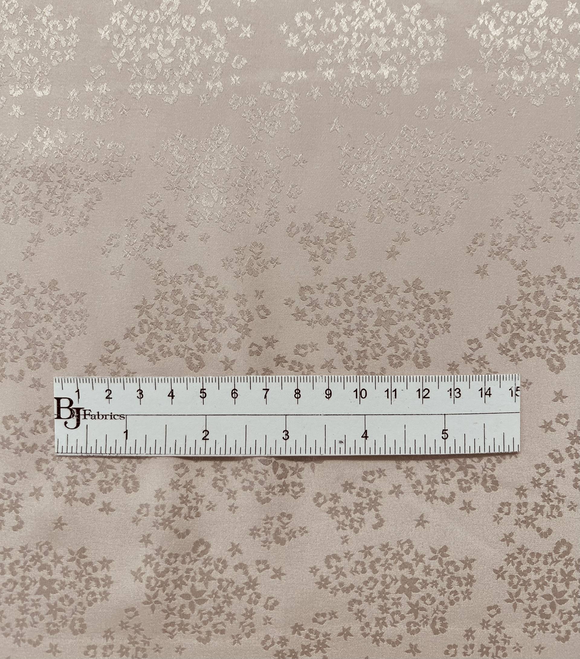 Pure Silk Jacquard in Dusty Rose