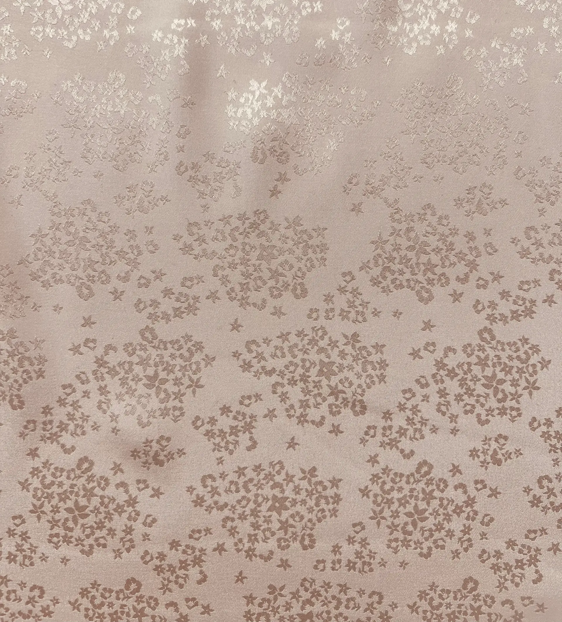 Pure Silk Jacquard in Dusty Rose