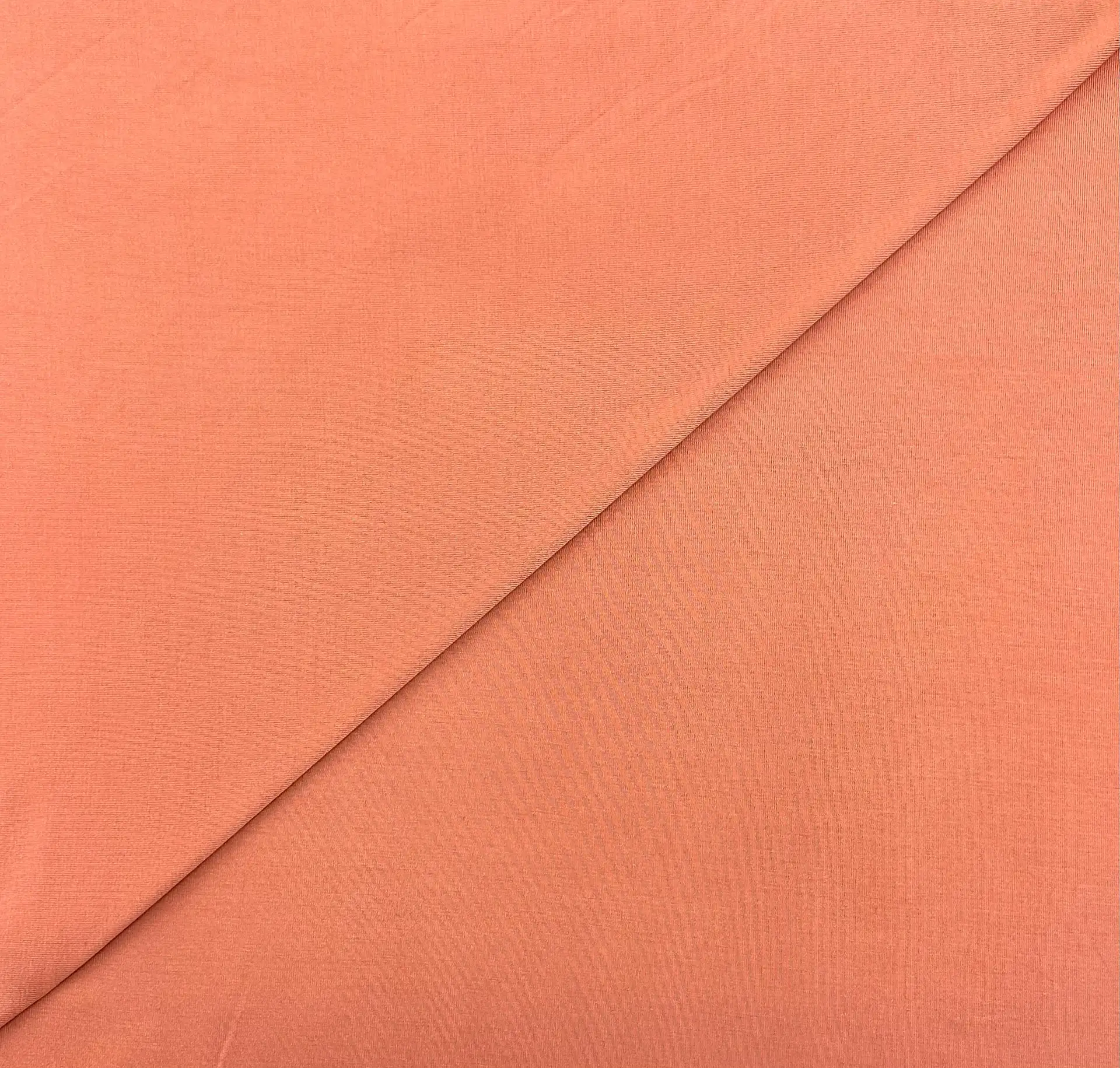 Sustainable Rayon Of Bamboo Spandex Jersey in Terracotta