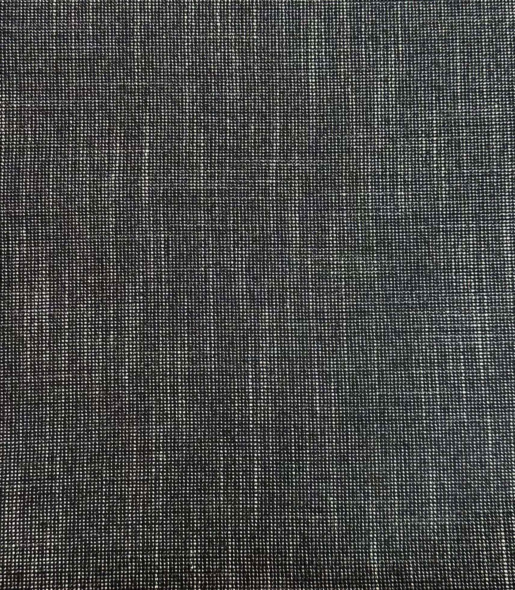 Italian Silk and Wool Novelty Suiting in Black