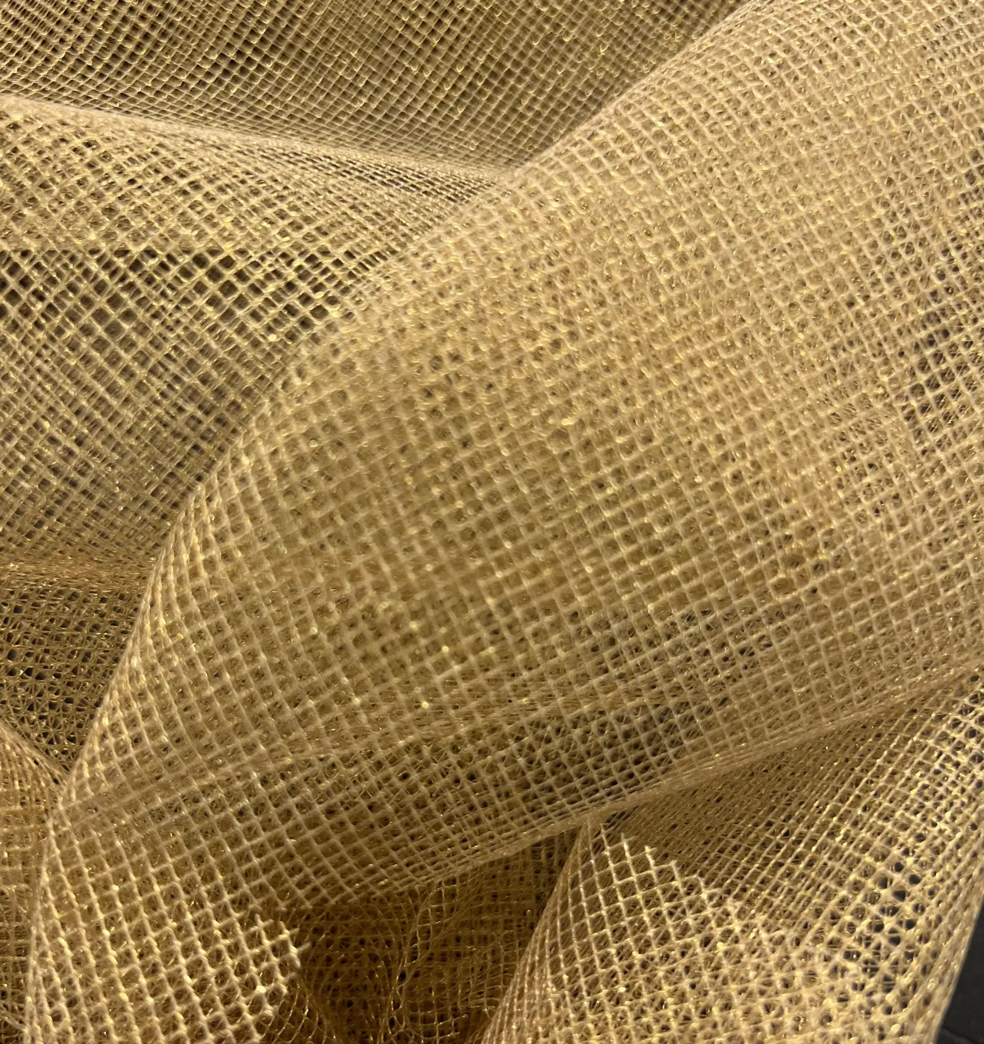 Metallic Net in Gold