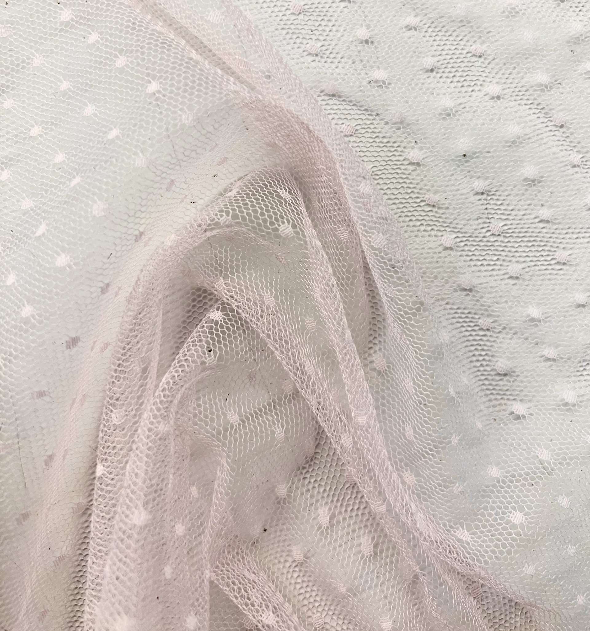 Nylon Point D'esprit Rosa