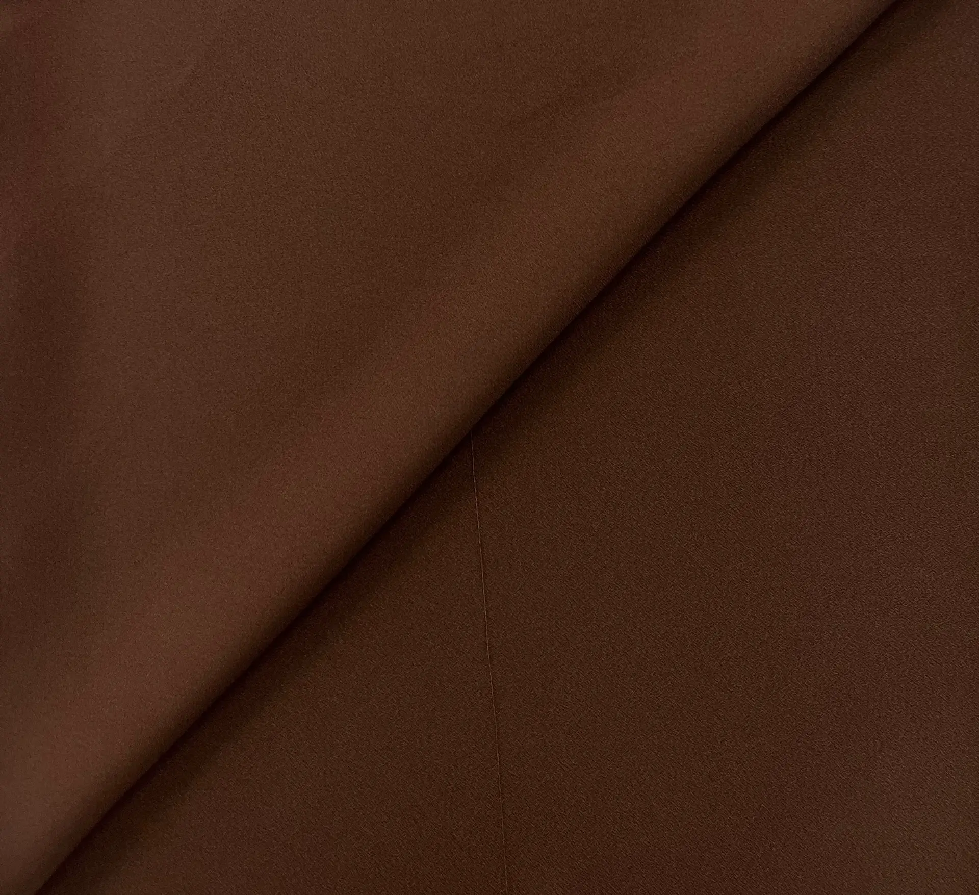 Viscose Crepe Back Satin in Chocolate