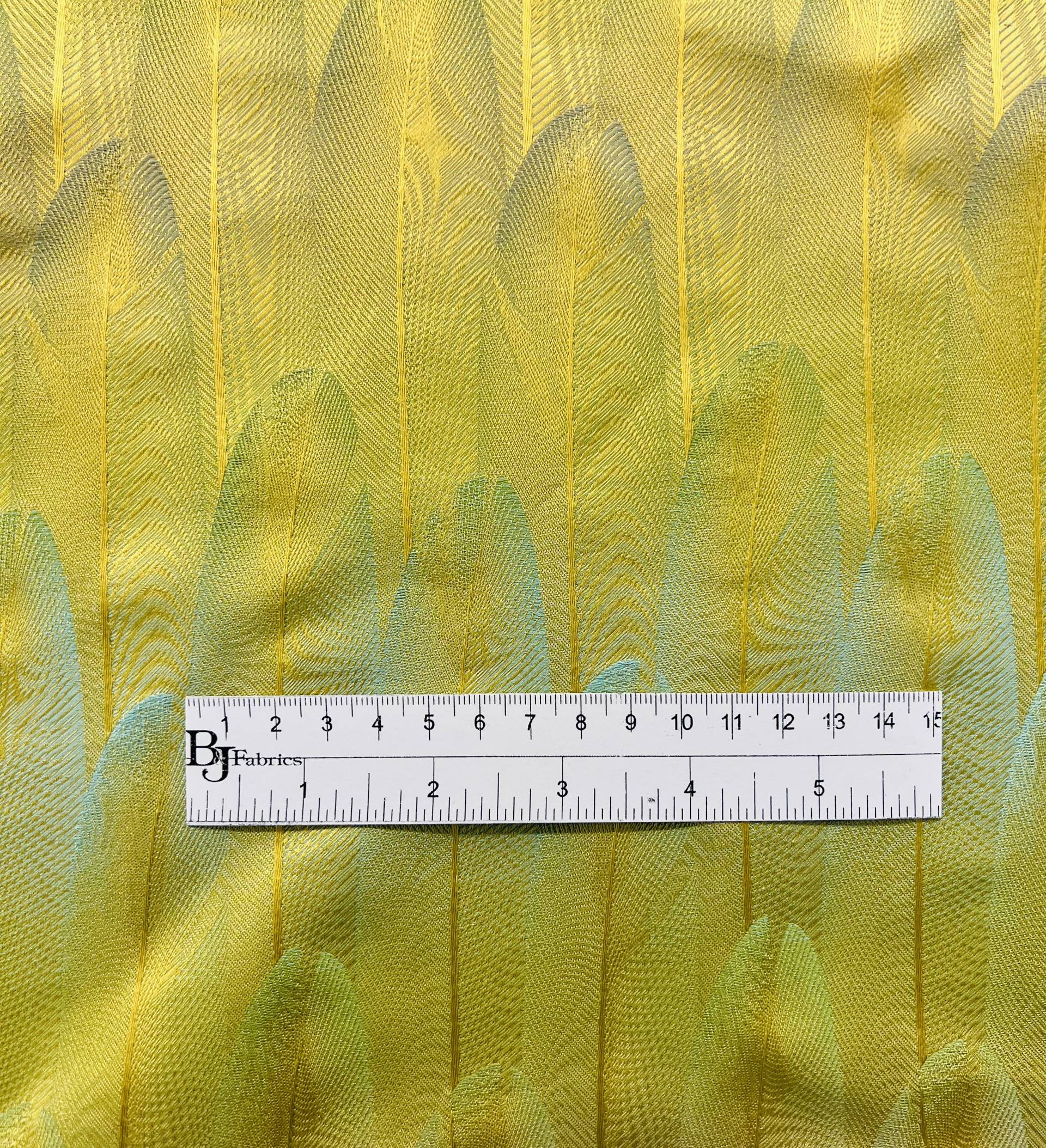 Pure Silk Feather Damask Brocade